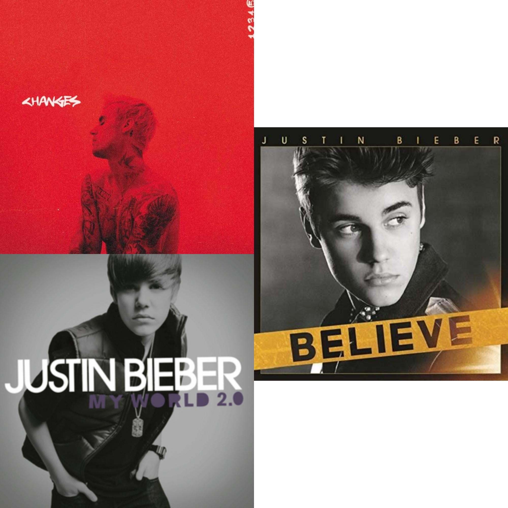 Changes (2LP/Red Vinyl) & My World 2.0 & Believe