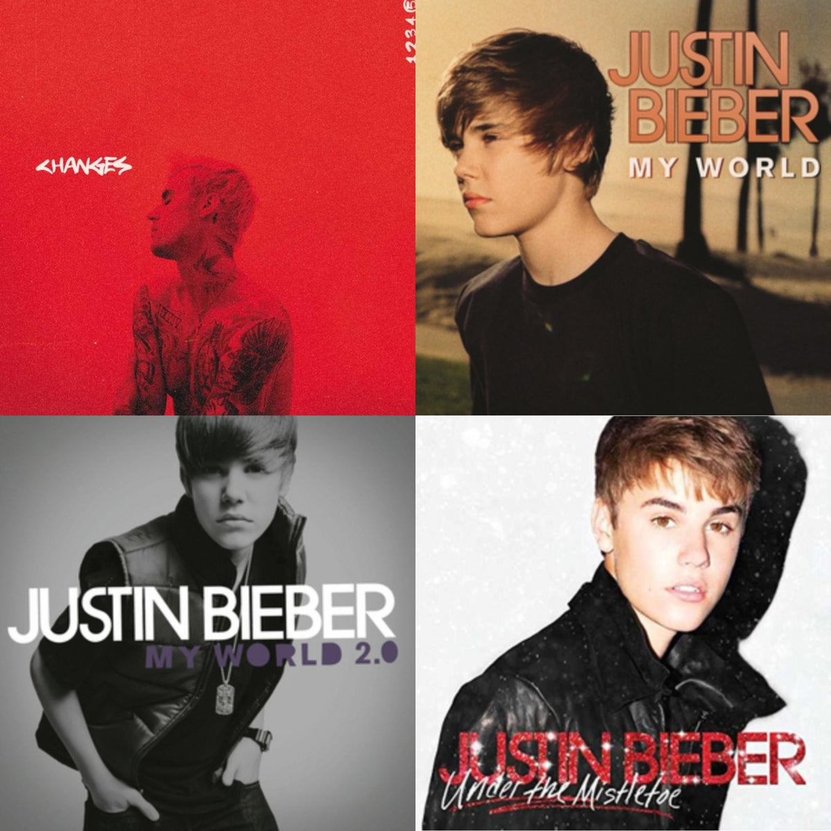 Changes (2LP/Red Vinyl) & My World & My World 2.0 & Under The Mistletoe