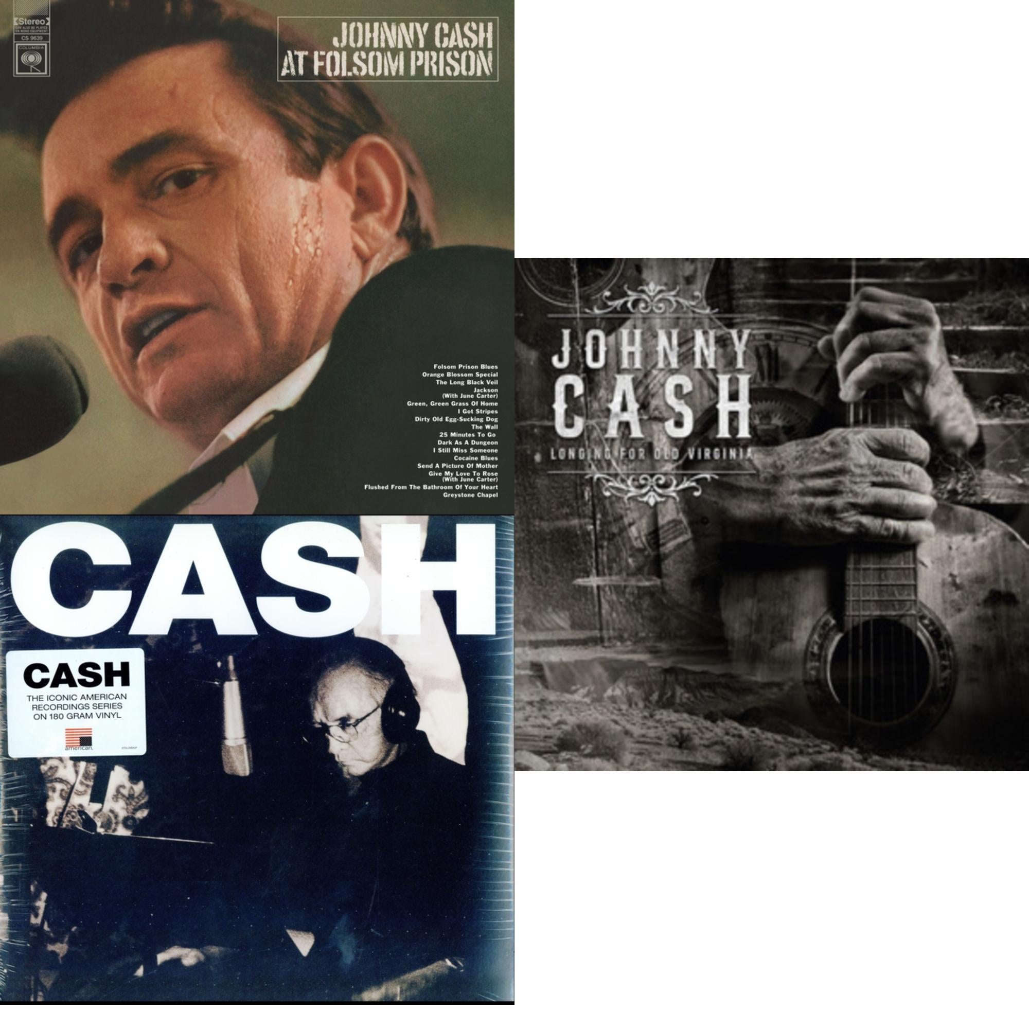 At Folsom Prison & American V: A Hundered Ways & Longing For Old Virginia 1976 (2LP)