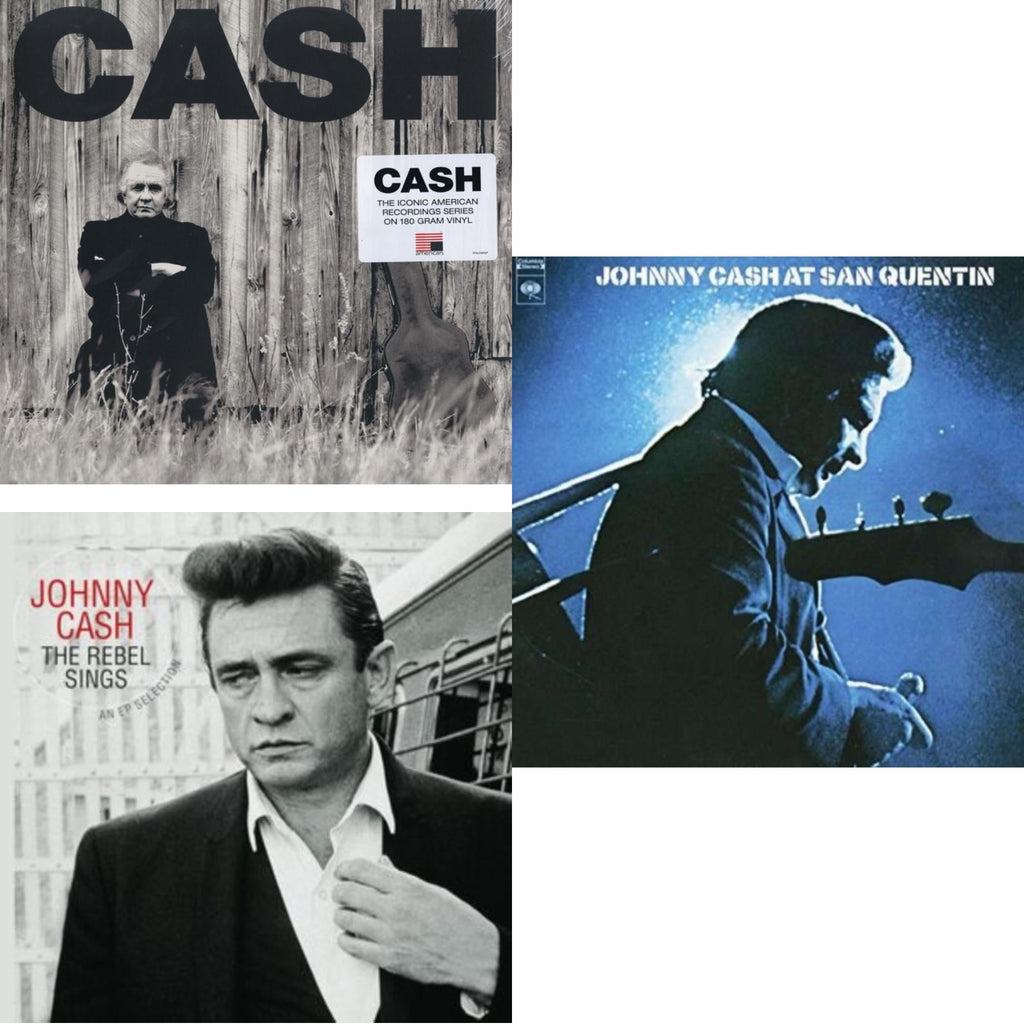 American Ii: Unchained (180G) & Rebel Sings (Crystal Clear & Solid Silver LP Vinyl) & At San Quentin