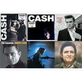 At San Quentin & Johnny Cash Collection: His Greatest Hits, Volume 2 & American Iii: Soitary Man & American Iv: The Man Comes Around & Rebel Sings (Crystal Clear & Solid Silver LP Vinyl) & Essential Johnny Cash