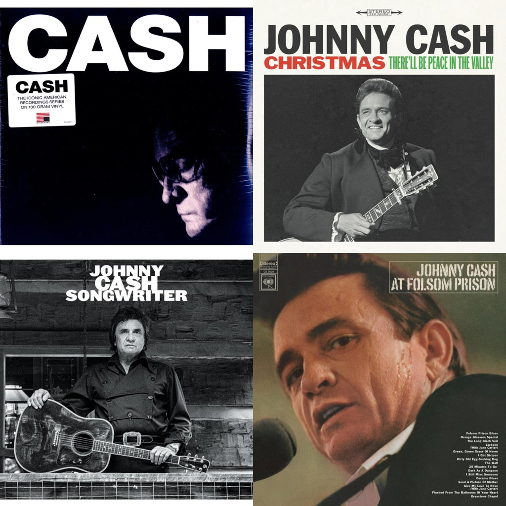 At Folsom Prison & Songwriter & American Iv: The Man Comes Around & Christmas: There'll Be Peace In The Valley