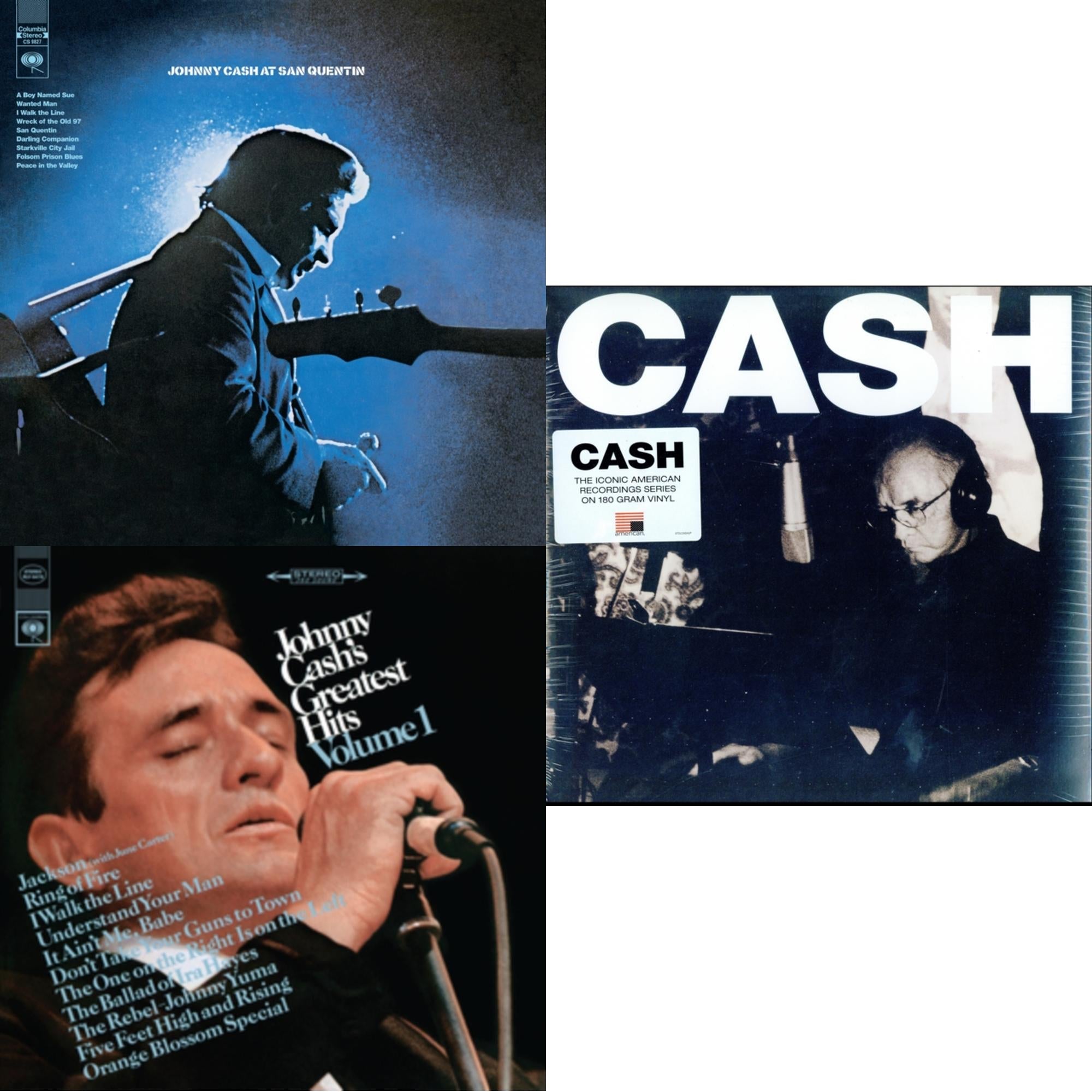 At San Quentin & Greatest Hits, Volume 1 & American V: A Hundered Ways