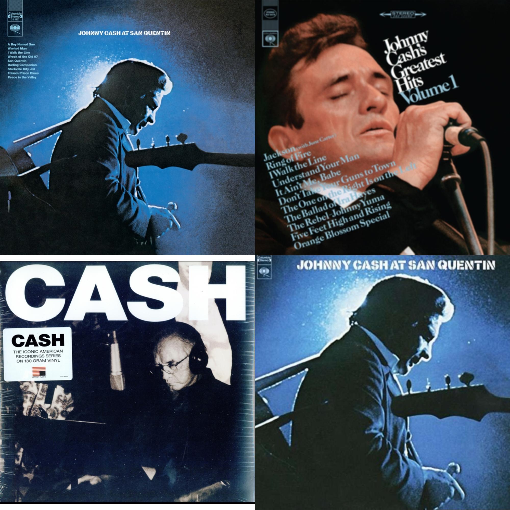 At San Quentin & Greatest Hits, Volume 1 & American V: A Hundered Ways & At San Quentin