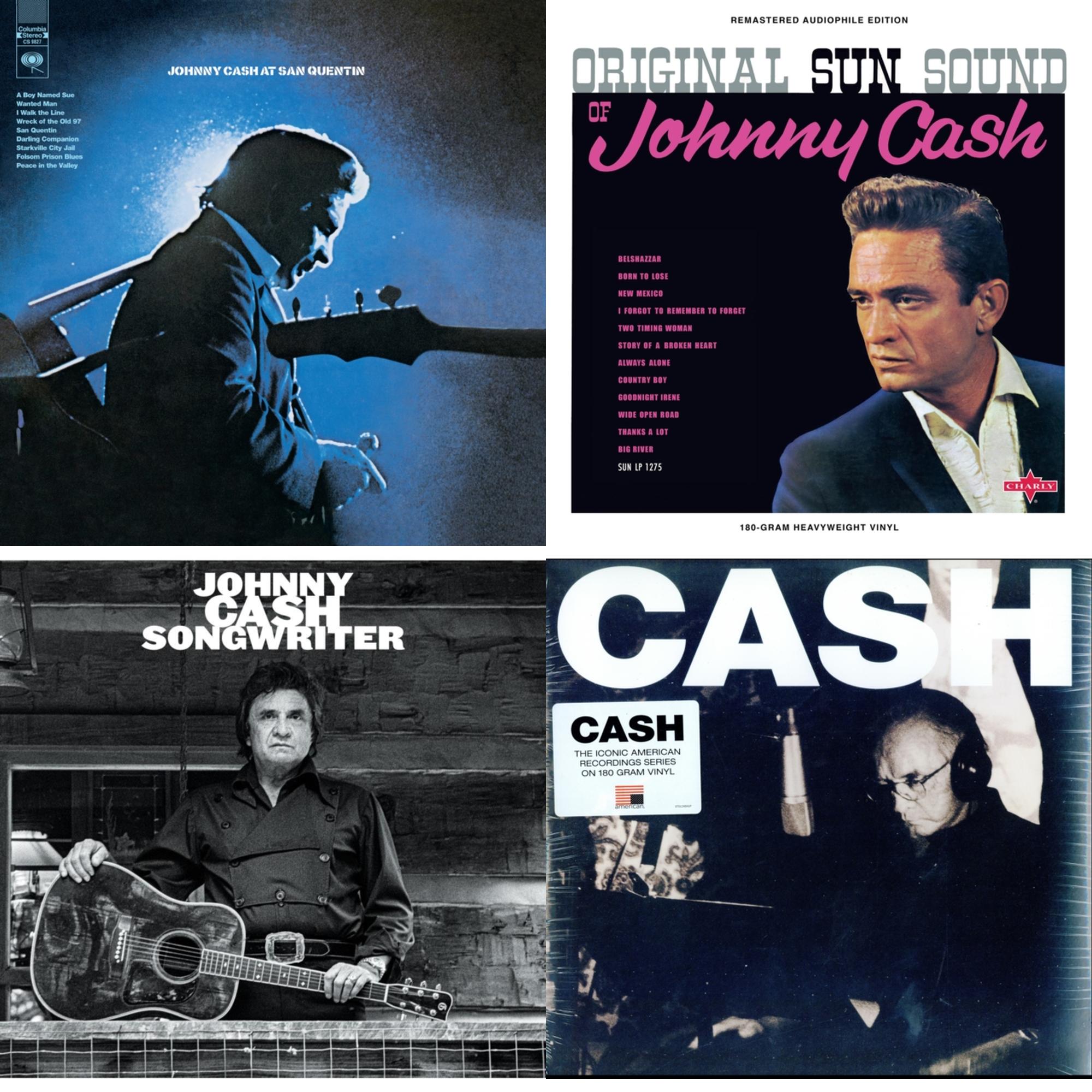 At San Quentin & Original Sun Sound Of Johnny Cash & Songwriter & American V: A Hundered Ways