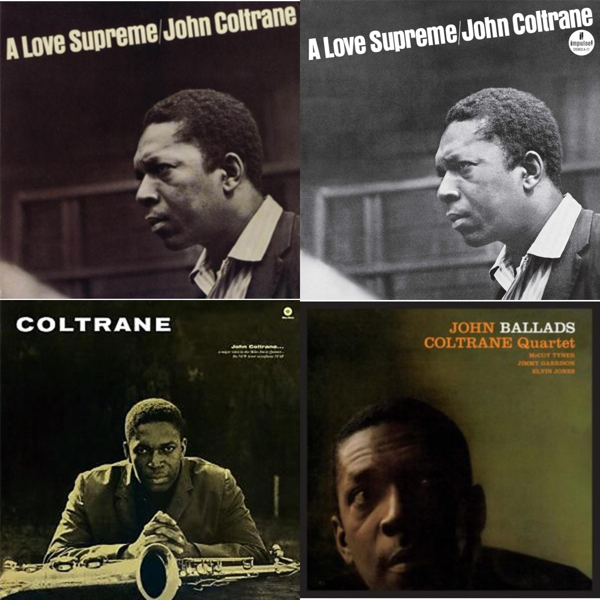 Love Supreme & Love Supreme (Black Swirls LP Vinyl) & Coltrane & Ballads