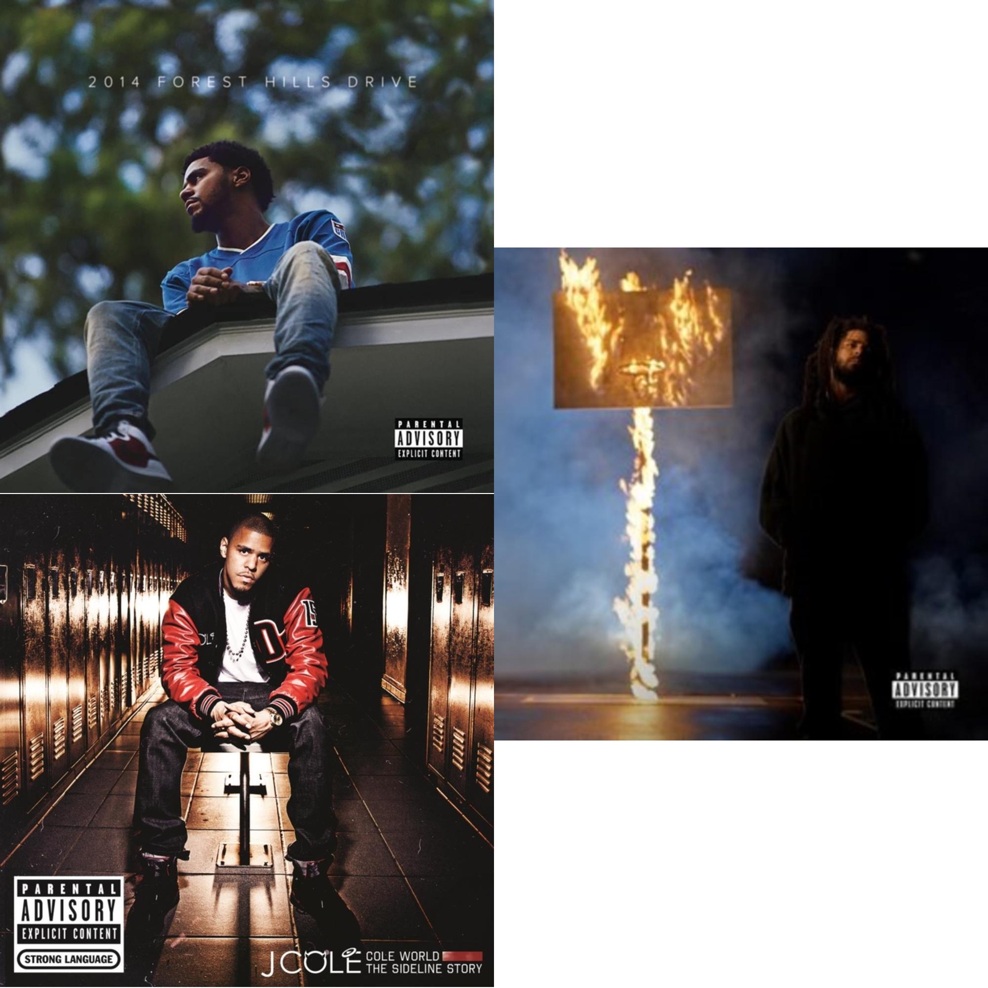 2014 Forest Hills Drive (2LP) (X) & Cole World: The Sideline Story (X) (2LP) & Off-Season
