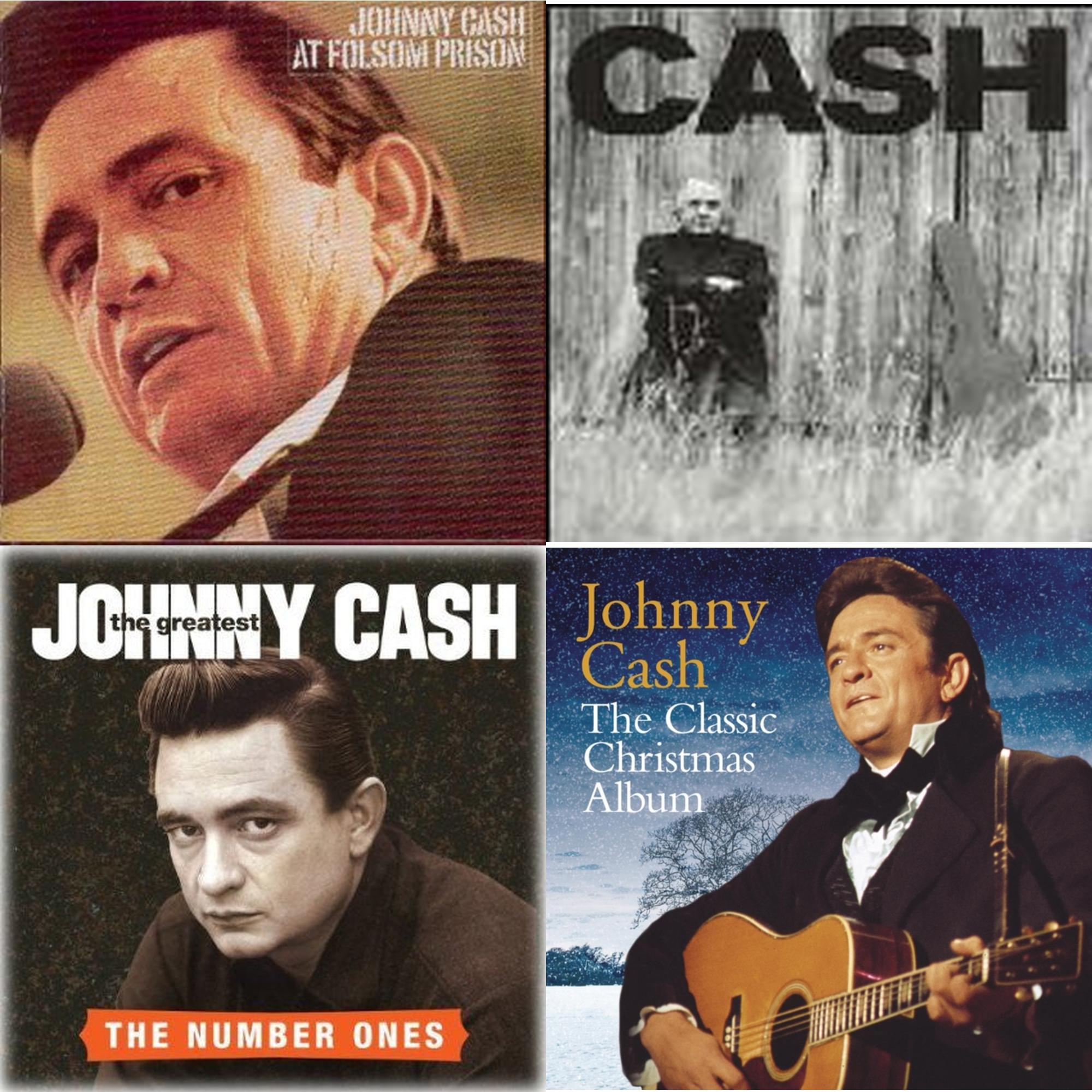At Folsom Prison & Unchained & Greatest: Number Ones & Classic Christmas Album