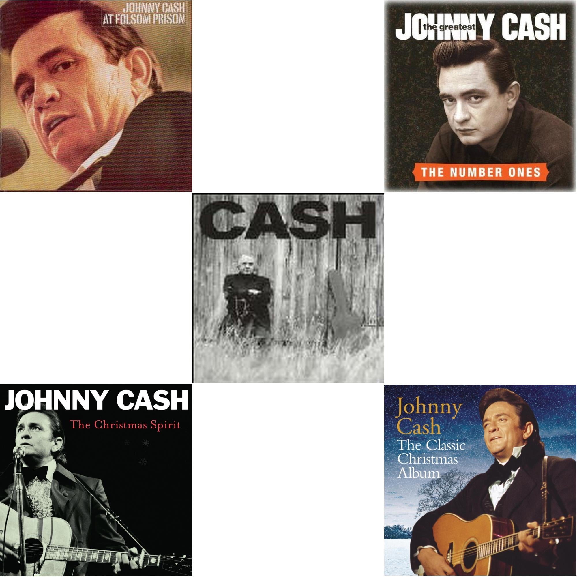 At Folsom Prison & Christmas Spirit & Unchained & Greatest: Number Ones & Classic Christmas Album
