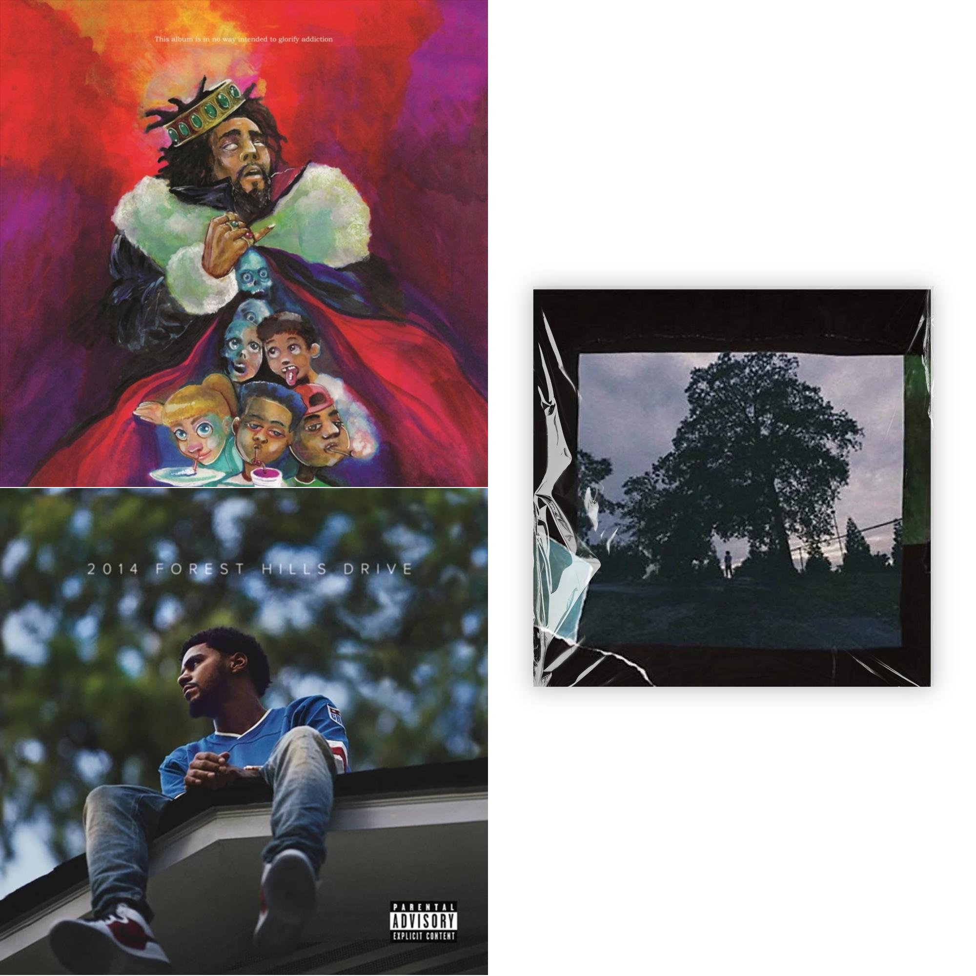 J. Cole - 2014 Forest Hills Drive (2LP) (X) & 4 Your Eyez Only & Kod