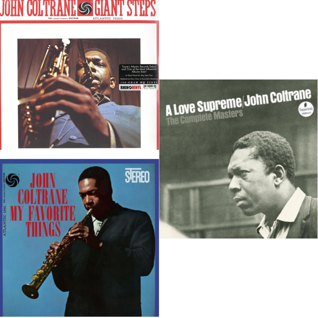 This is a 3 LP Vinyl SKU bundle.
1.This LP Vinyl is brand new.Format: LP VinylMusic Style: Hard BopThis item's title is: Giant StepsArtist: John ColtraneLabel: ATLANTIC CATALOG GROUPBarcode: 081227520311Release Date: 11/4/2003
2.This LP Vinyl is brand new.