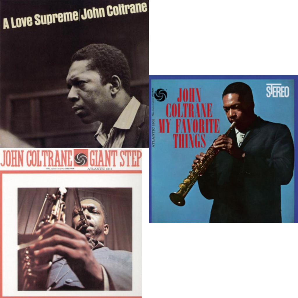This is a 3 LP Vinyl SKU bundle.
1.This LP Vinyl is brand new.Format: LP VinylMusic Style: Free JazzThis item's title is: Love SupremeArtist: John ColtraneLabel: IMPULSEBarcode: 011105015516Release Date: 6/20/1995
2.This LP Vinyl is brand new.