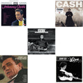 Original Sun Sound Of Johnny Cash (Translucent Violet LP Vinyl) & At Folsom Prison & Songwriter & American Recordings & Live From Austin, Tx (Green & Black Marble LP Vinyl/50Th Anniversary)