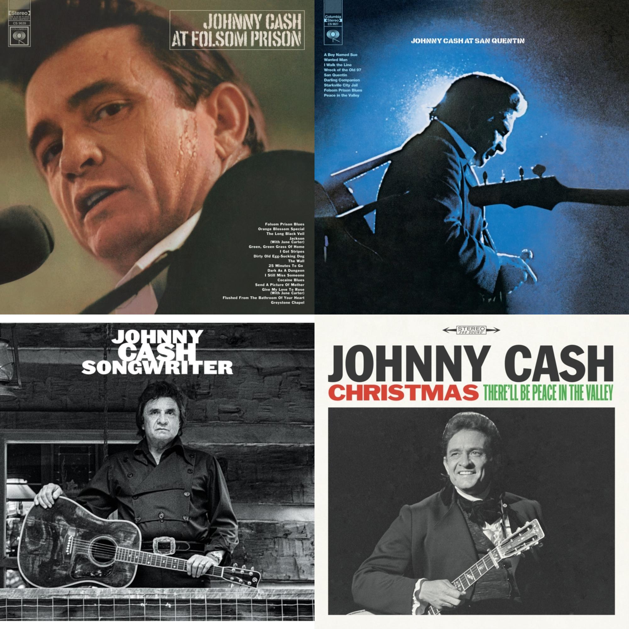 At Folsom Prison & At San Quentin & Songwriter & Christmas: There'll Be Peace In The Valley