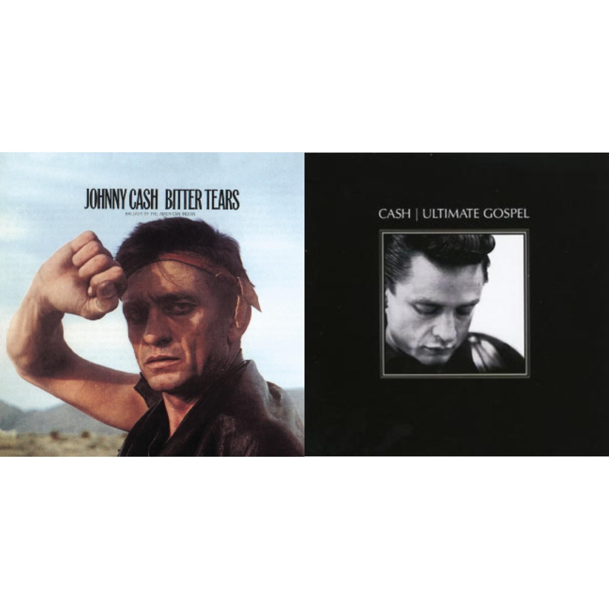 Johnny Cash - Here Was A Man: Gospel Collection & Sings The Ballads Of The American Indian: Bitter Tears - CD Bundle