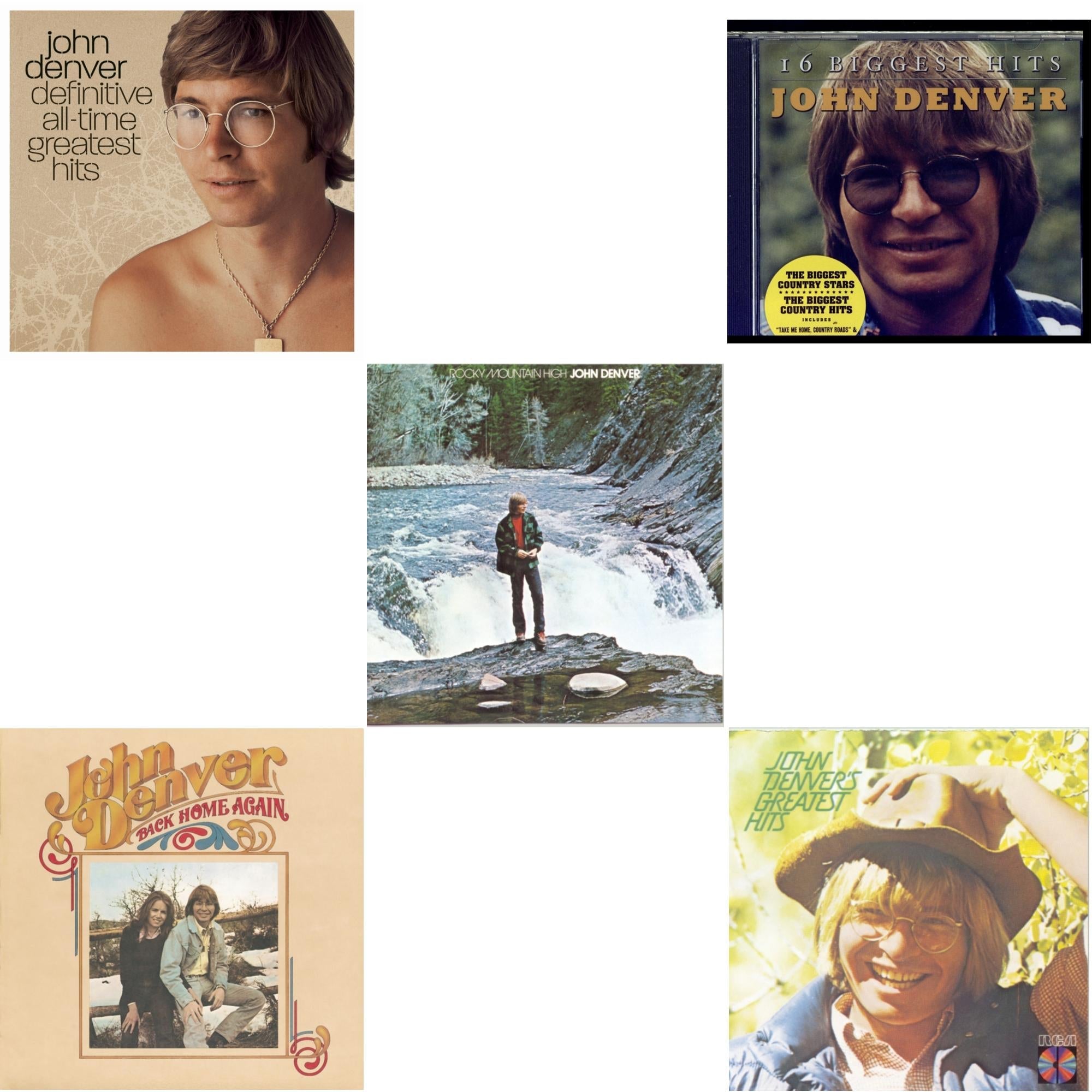 Definitive All Time Greatest Hits & Back Home Again & Rocky Mountain High & 16 Biggest Hits & Greatest Hits