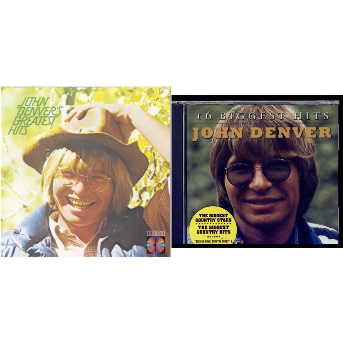 John Denver - 16 Biggest Hits & Greatest Hits - CD Bundle