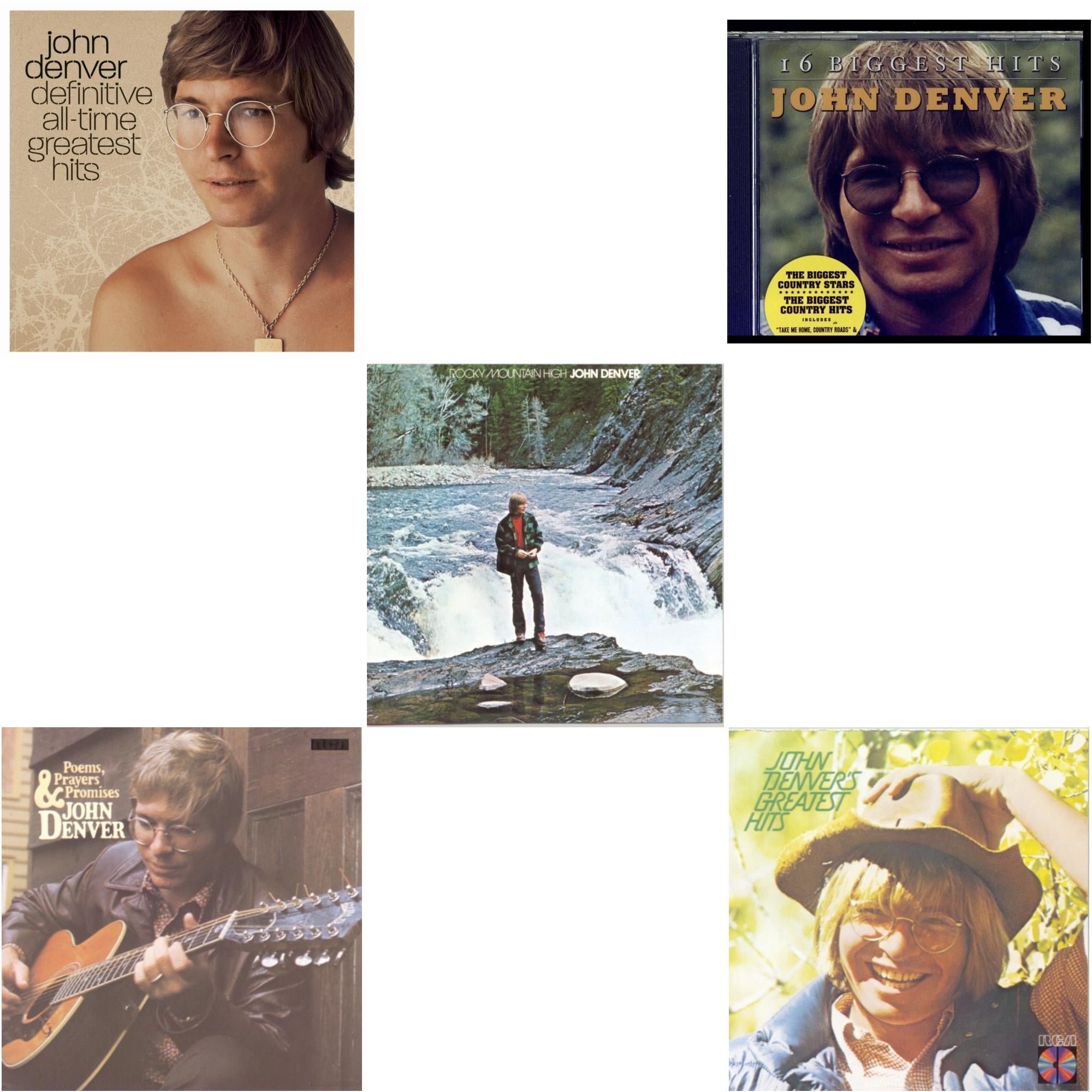 Definitive All Time Greatest Hits & Poems Prayers & Promises & Rocky Mountain High & 16 Biggest Hits & Greatest Hits