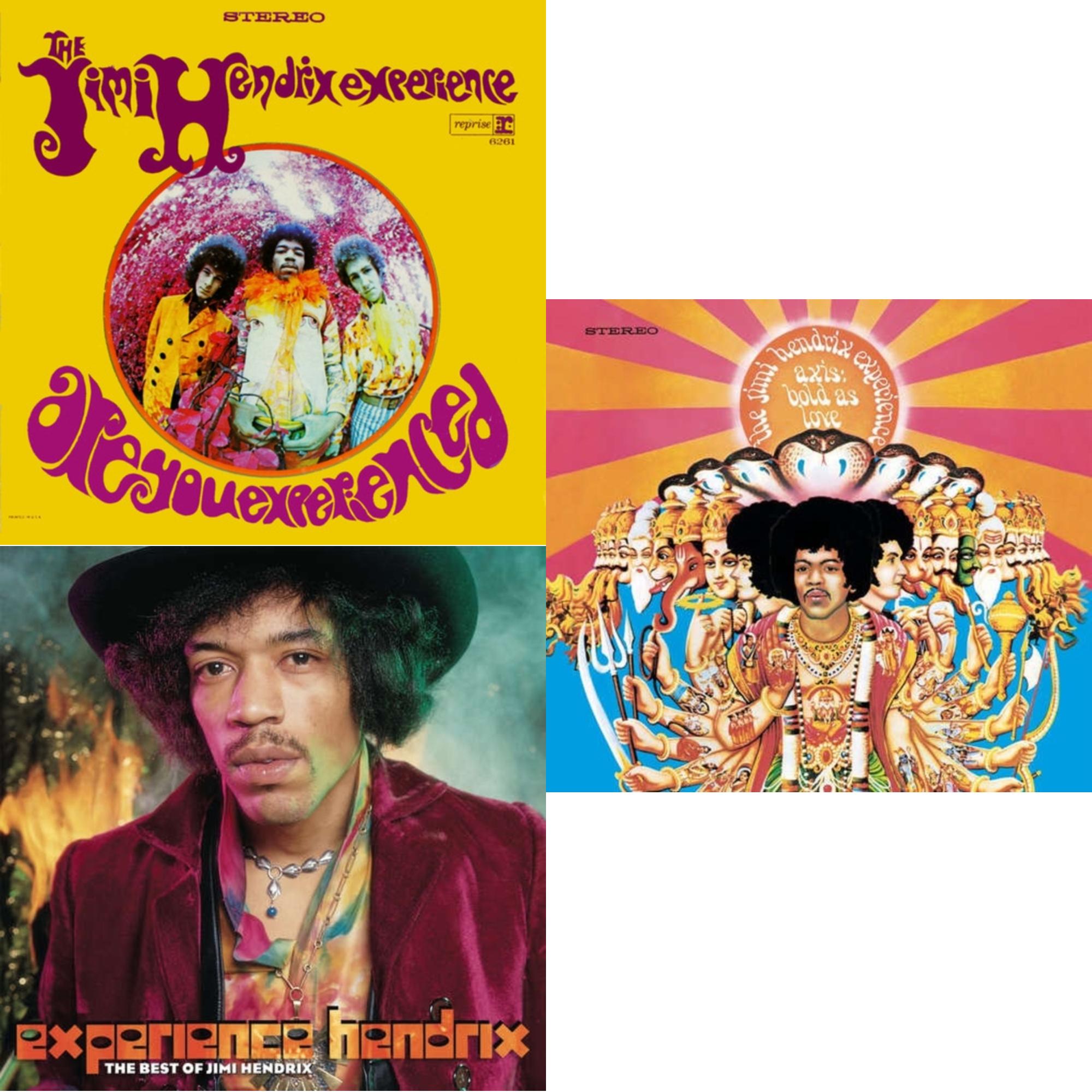 Axis: Bold As Love (180G) & Are You Experienced (180G) & Experience Hendrix: Best Of Jimi Hendrix (2LP/150G)
