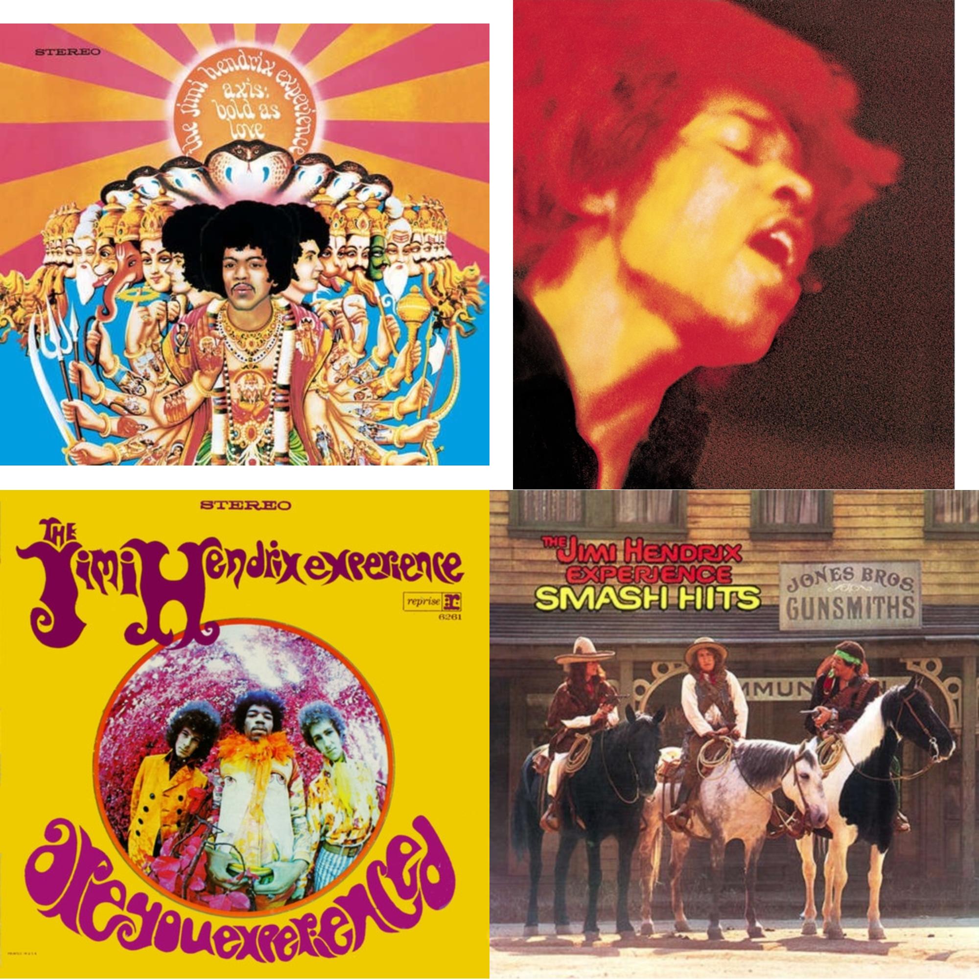 Axis: Bold As Love (180G) & Electric Ladyland (180G) & Are You Experienced (180G) & Smash Hits (150G LP Vinyl/Original Poster Reproduction)