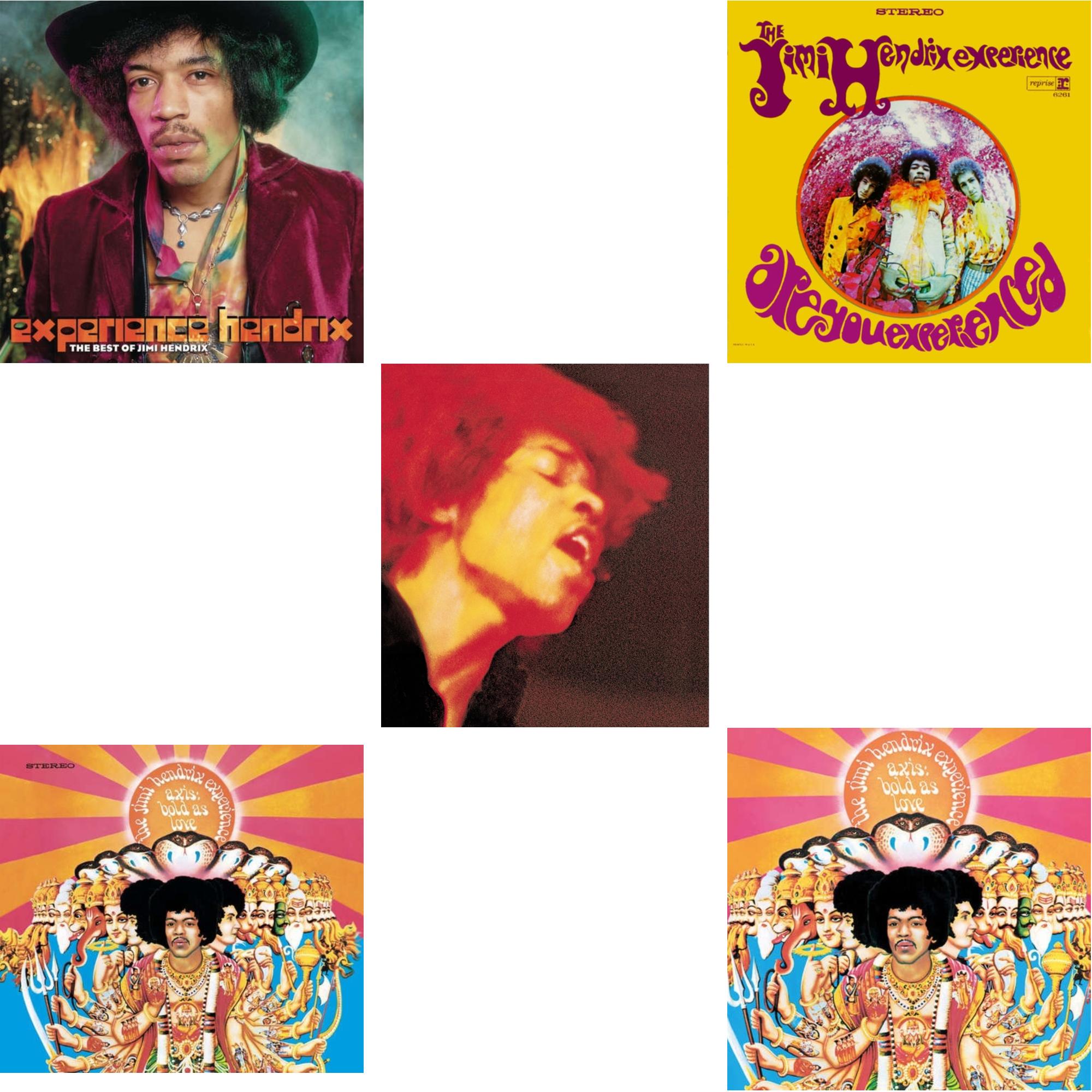 Axis: Bold As Love (180G) & Electric Ladyland (180G) & Axis: Bold As Love (Mono) (180G) & Are You Experienced (180G) & Experience Hendrix: Best Of Jimi Hendrix (2LP/150G)