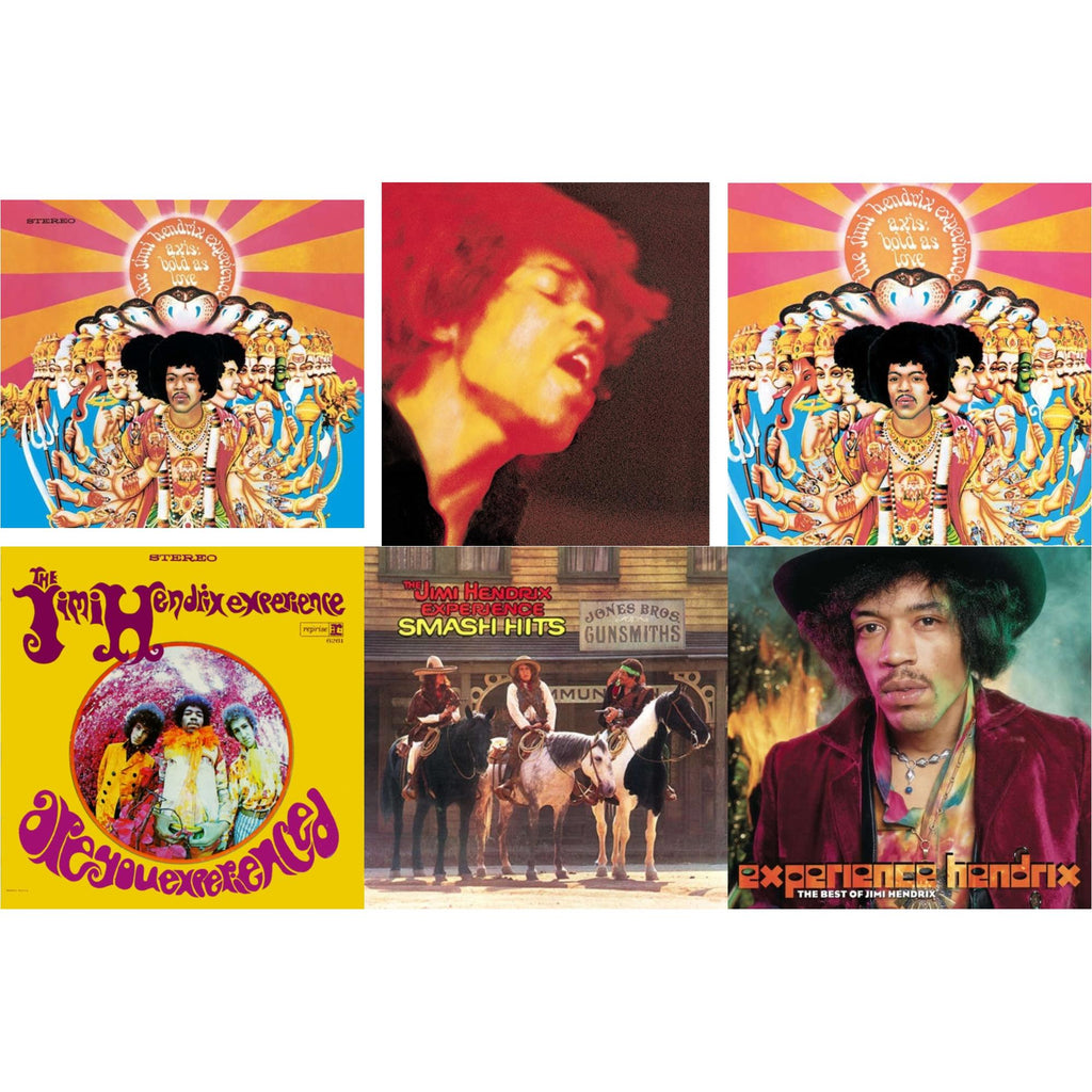 Axis: Bold As Love (180G) & Electric Ladyland (180G) & Axis: Bold As Love (Mono) (180G) & Are You Experienced (180G) & Smash Hits (150G LP Vinyl/Original Poster Reproduction) & Experience Hendrix: Best Of Jimi Hendrix (2LP/150G)