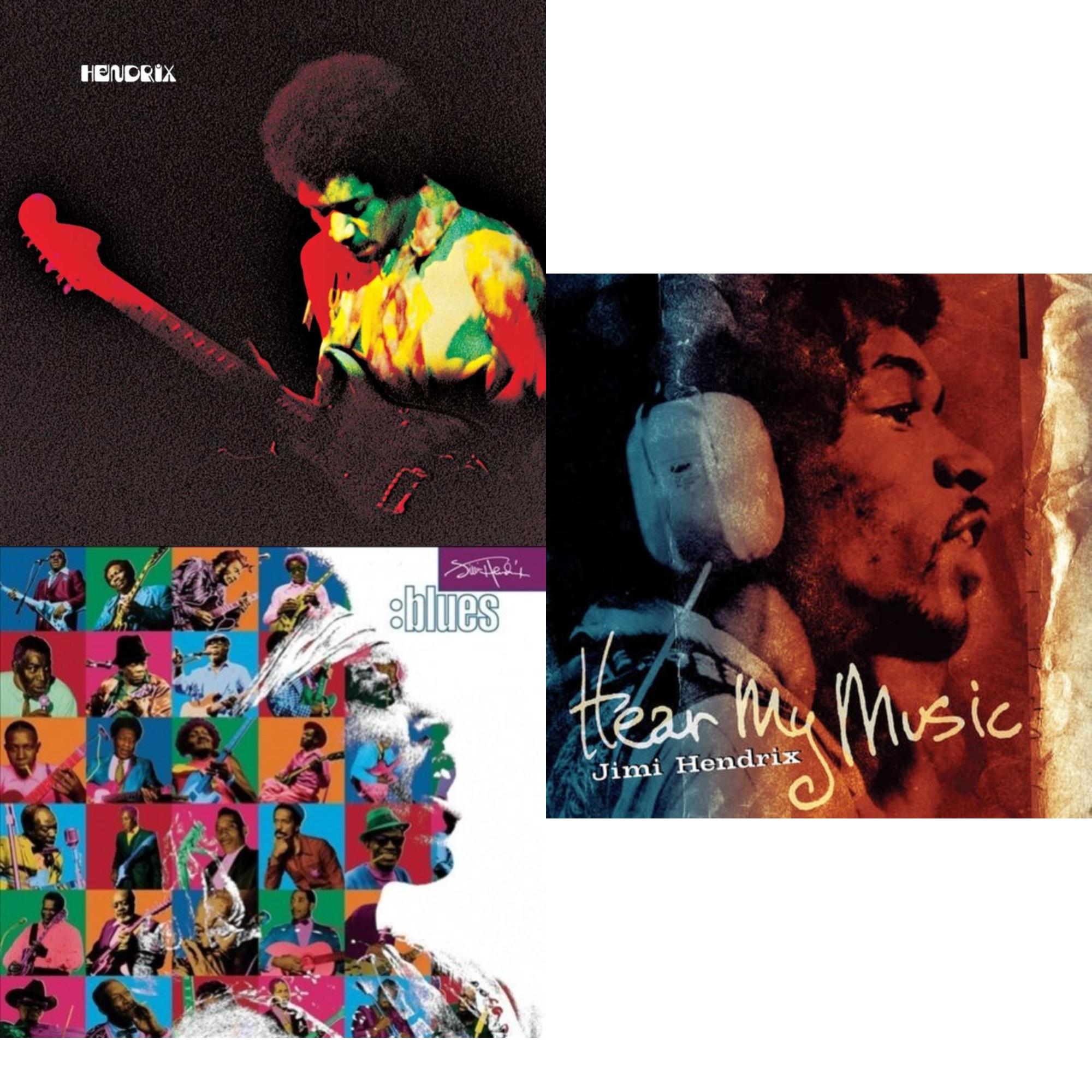 Band Of Gypsys (180G/50Th Anniversary/Booklet/Images/Essay By John Mcdermott/Poster) & Blues (2LP/180G/Gatefold) & Hear My Music (2LP/Gatefold) (180G)