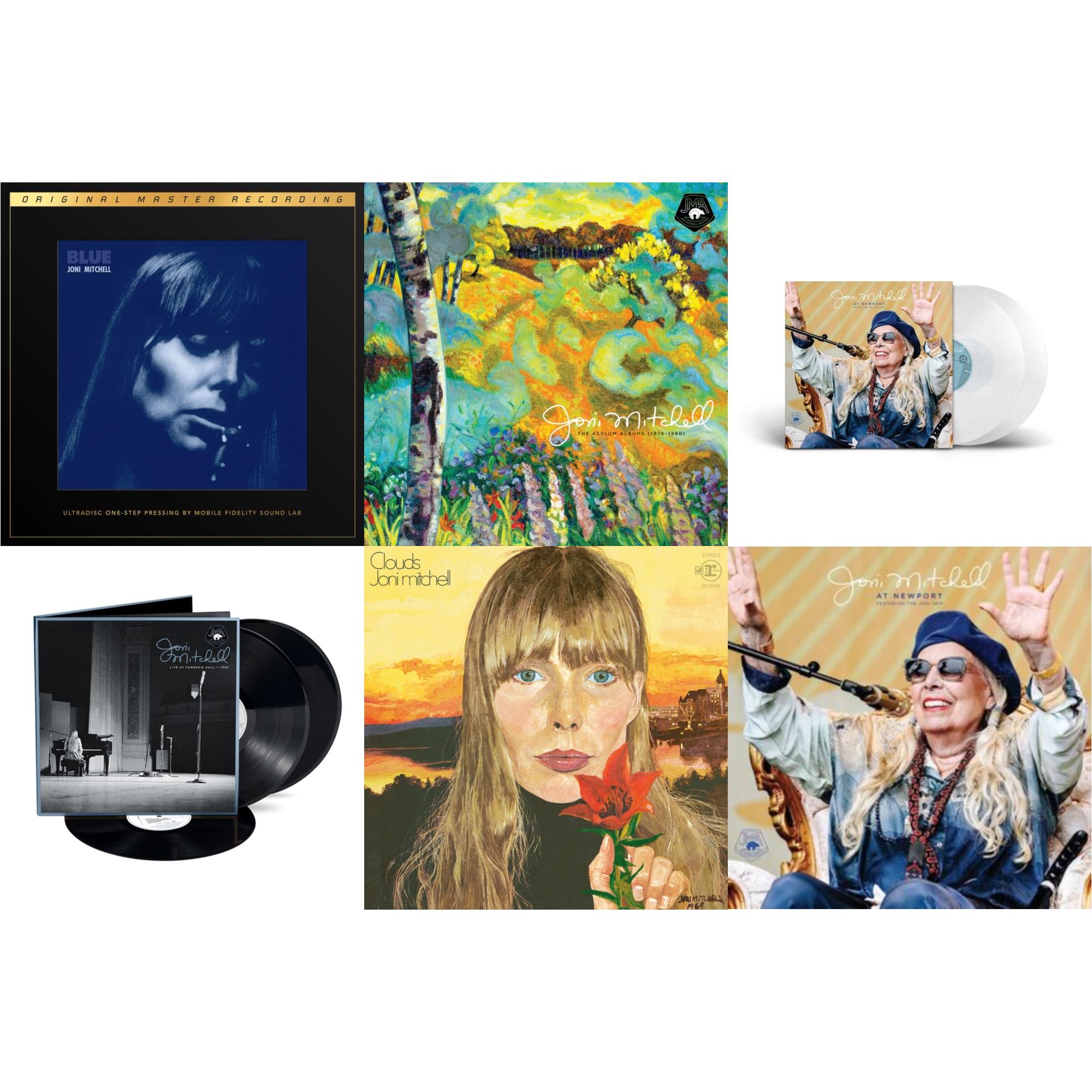 This is a 6 LP Vinyl SKU bundle.
1.This LP Vinyl is brand new.Format: LP VinylThis item's title is: At Newport (2LP/Clear Vinyl)Artist: Joni MitchellLabel: Rhino Records (2)Barcode: 081227820817Release Date: 7/28/2023
2.This LP Vinyl is brand new.
