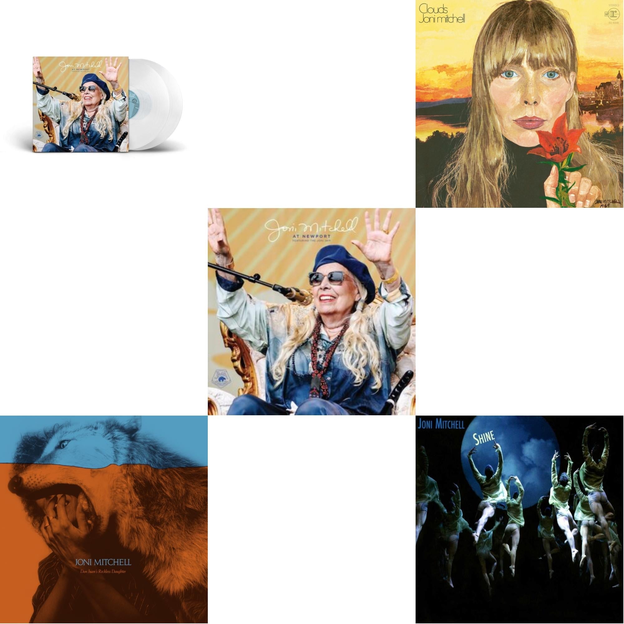 At Newport (2LP/Clear Vinyl) & Don Juan's Reckless Daughter (2024 Remaster/2LP) & At Newport (2LP) & Clouds & Shine