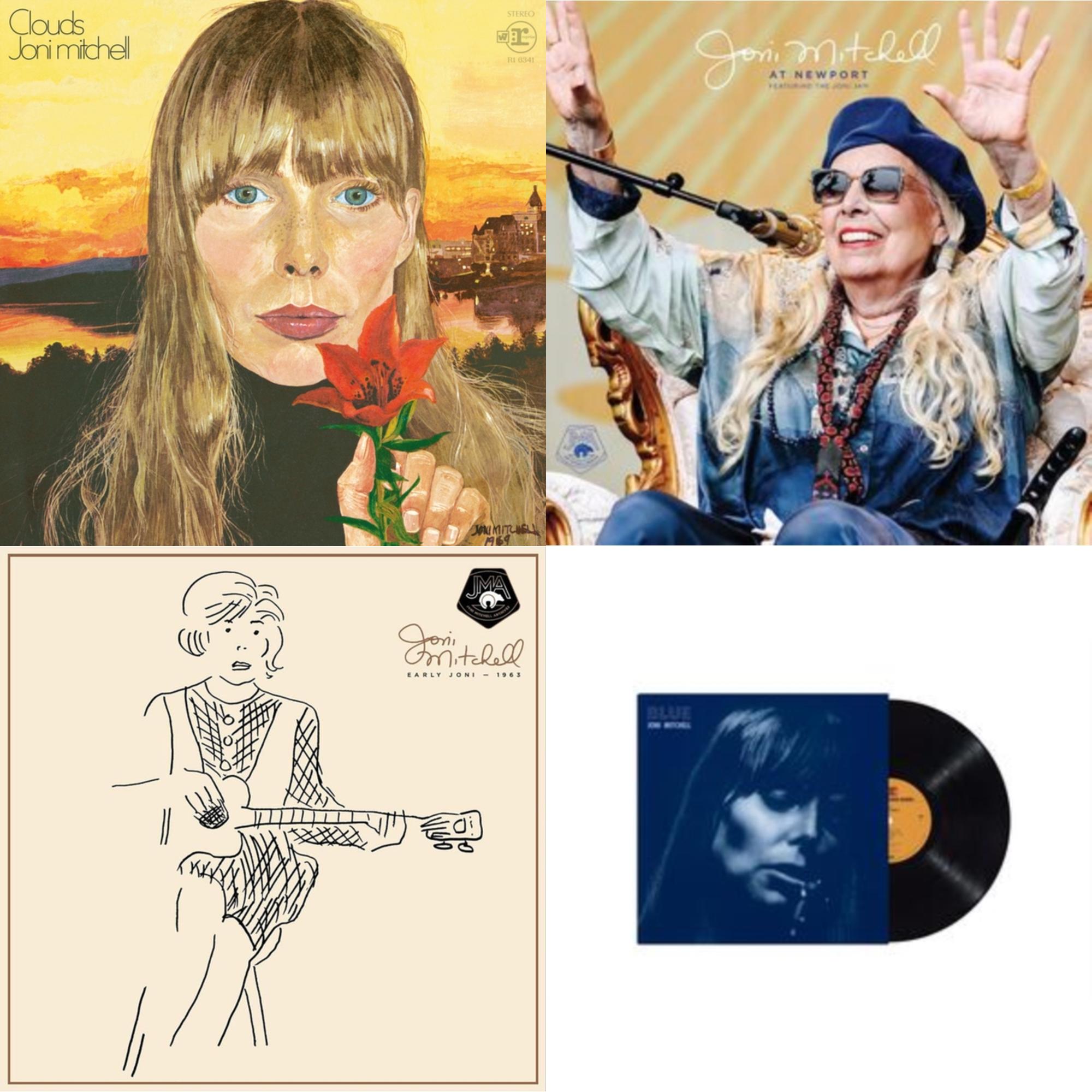 At Newport (2LP) & Blue & Clouds & Early Joni - 1963