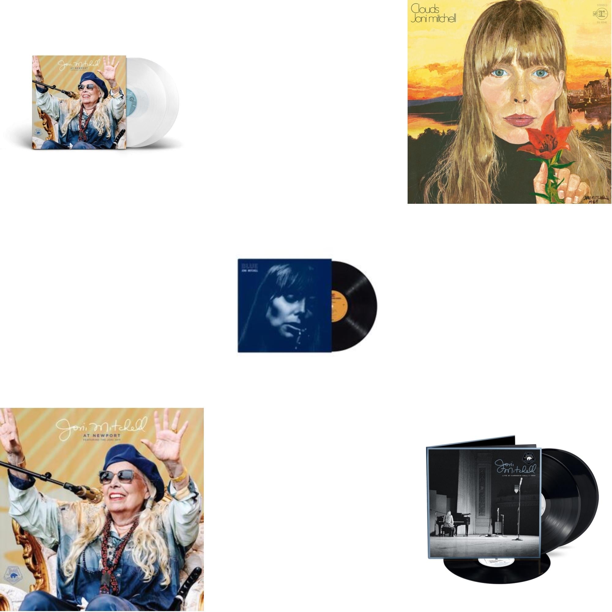 At Newport (2LP/Clear Vinyl) & At Newport (2LP) & Blue & Clouds & Live At Carnegie Hall 1969 (3LP)