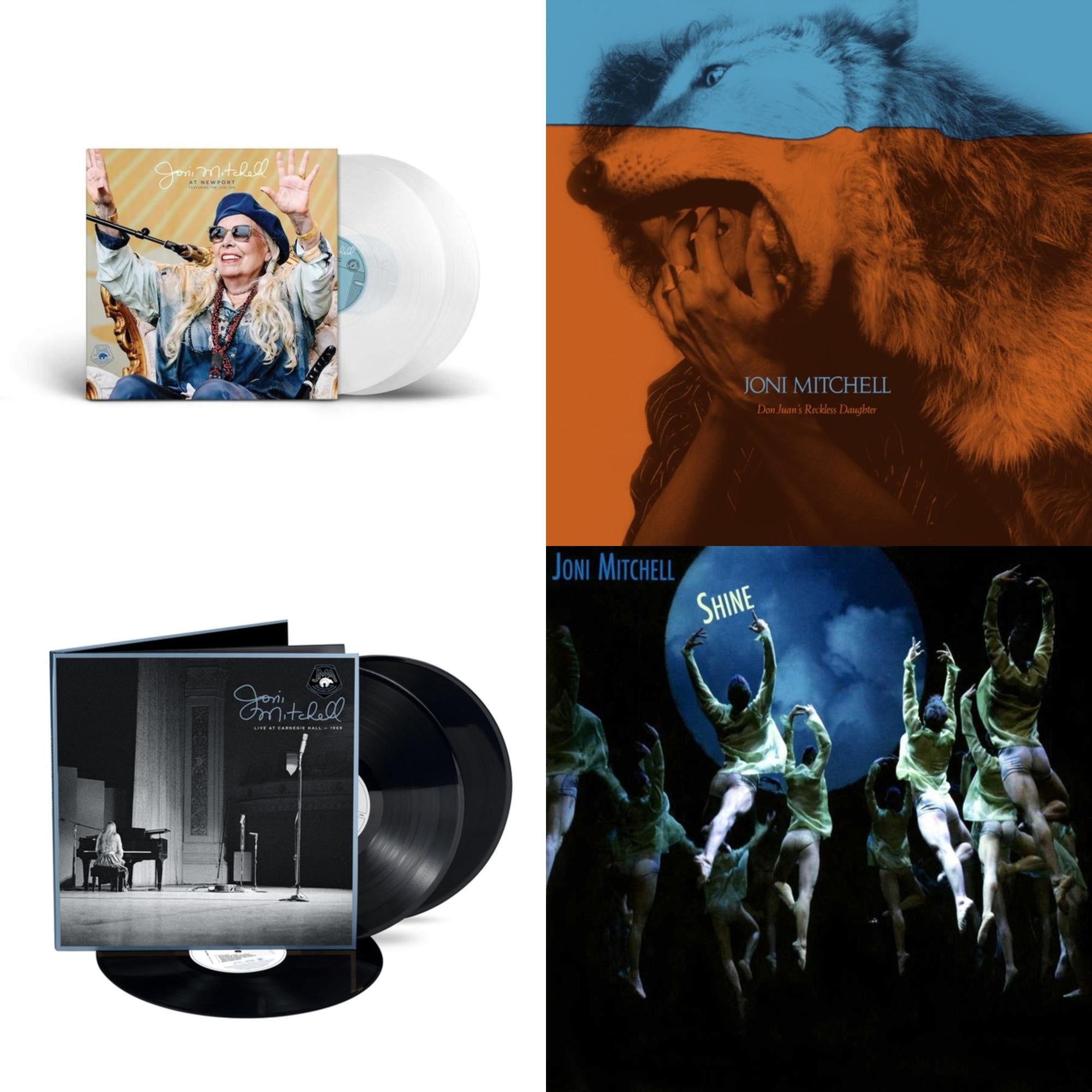 At Newport (2LP/Clear Vinyl) & Don Juan's Reckless Daughter (2024 Remaster/2LP) & Live At Carnegie Hall 1969 (3LP) & Shine