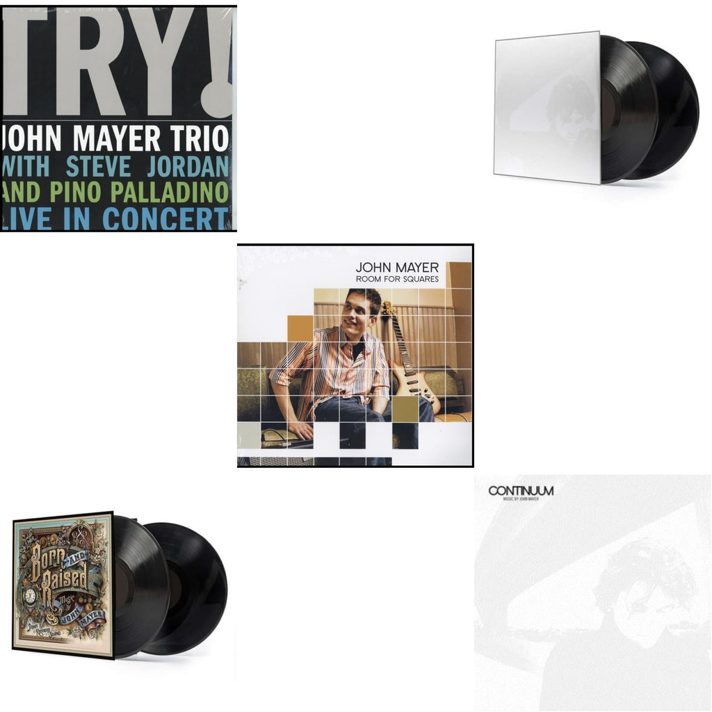 This is a 5 LP Vinyl SKU bundle.
1.This LP Vinyl is brand new.Format: LP VinylMusic Style: AcousticThis item's title is: Room For SquaresArtist: John MayerLabel: LEGACYBarcode: 696998529311Release Date: 9/18/2001
2.This LP Vinyl is brand new.