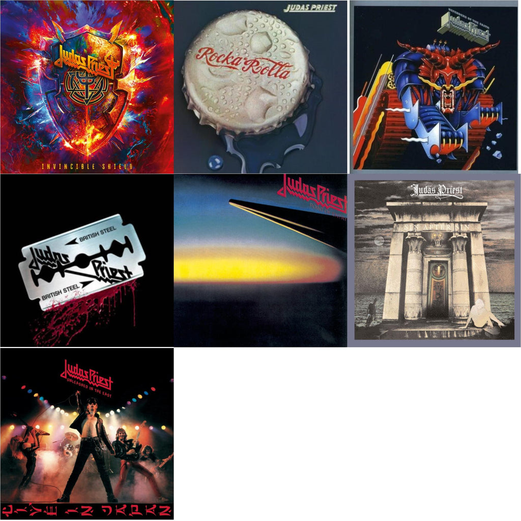 Invincible Shield & Rocka Rolla & Defenders Of The Faith & British Steel (30Th Anniversary Legacy Edition) & Point Of Entry & Sin After Sin & Unleashed In The East