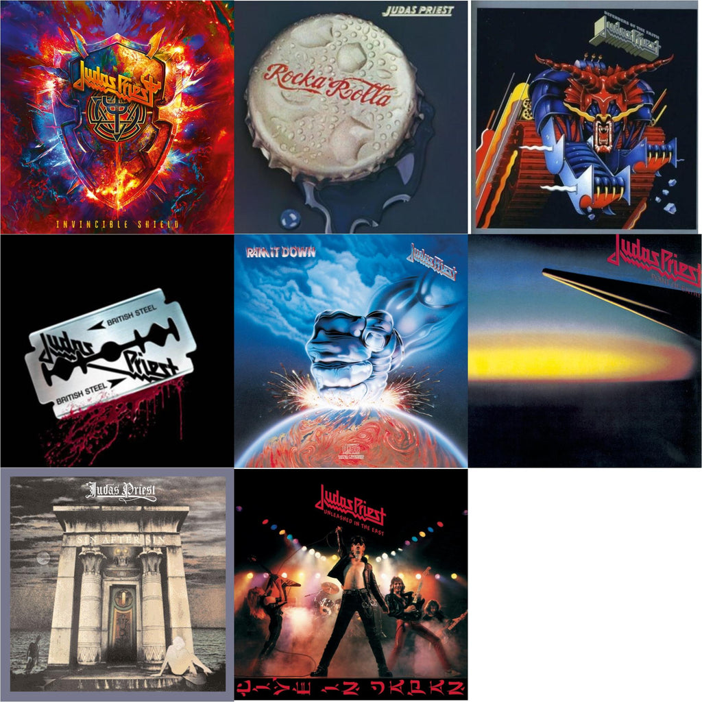 Invincible Shield & Rocka Rolla & Defenders Of The Faith & British Steel (30Th Anniversary Legacy Edition) & Ram It Down & Point Of Entry & Sin After Sin & Unleashed In The East