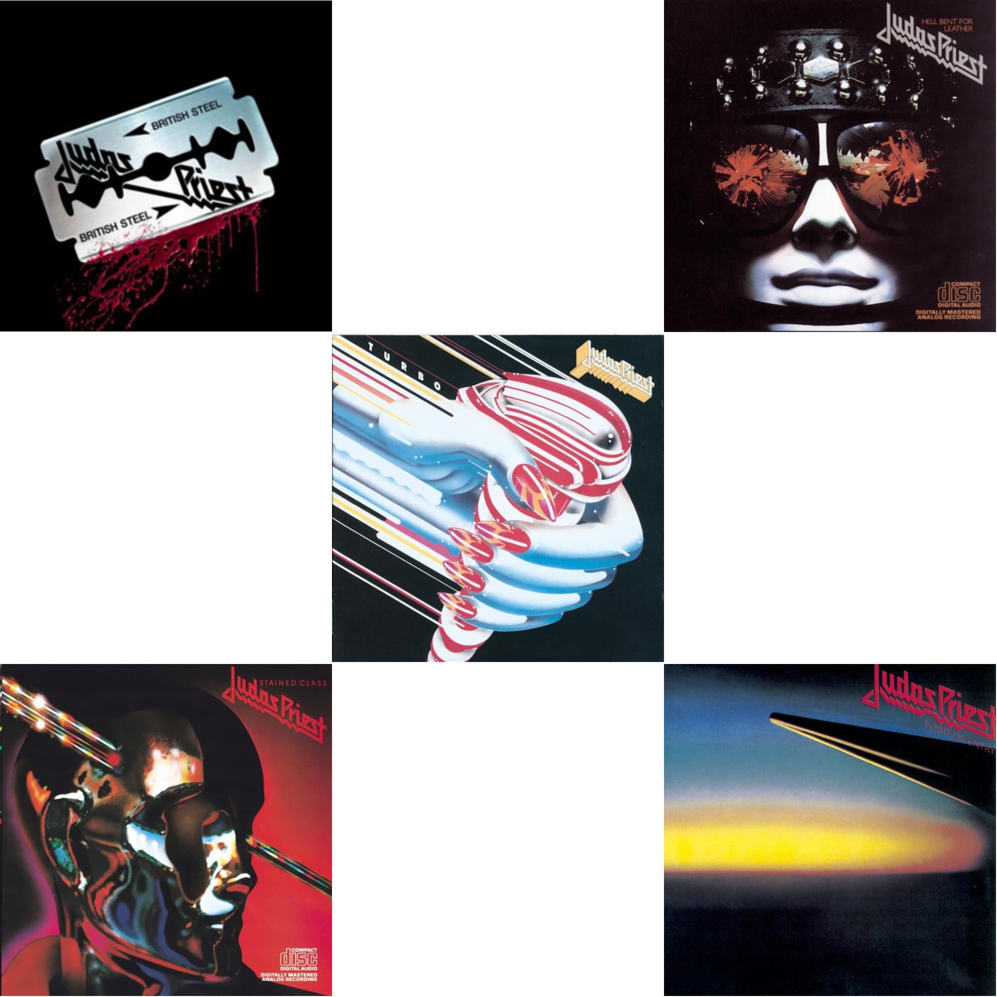 British Steel (30Th Anniversary Legacy Edition) & Stained Class & Turbo & Hell Bent For Leather & Point Of Entry