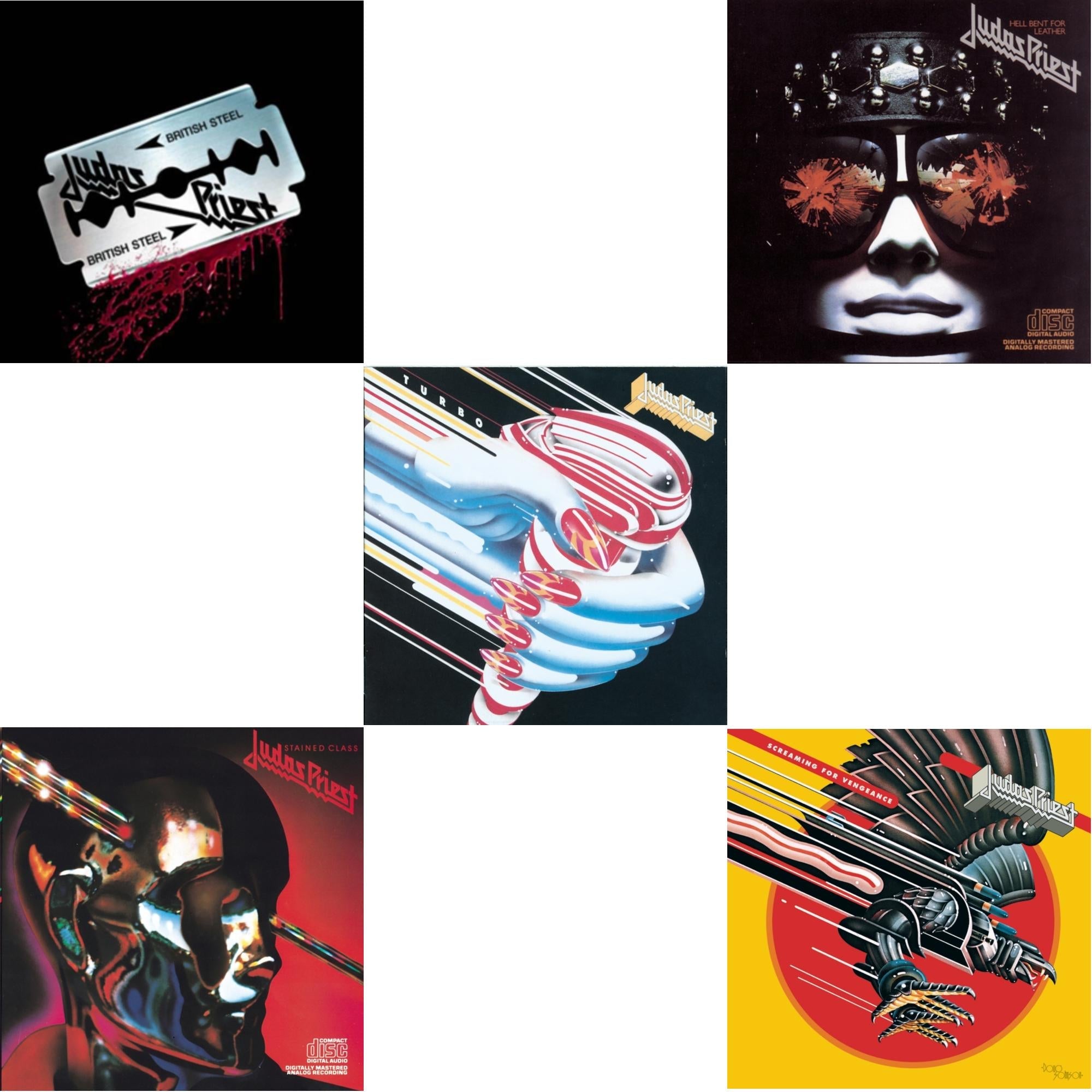 British Steel (30Th Anniversary Legacy Edition) & Stained Class & Turbo & Hell Bent For Leather & Screaming For Vengeance