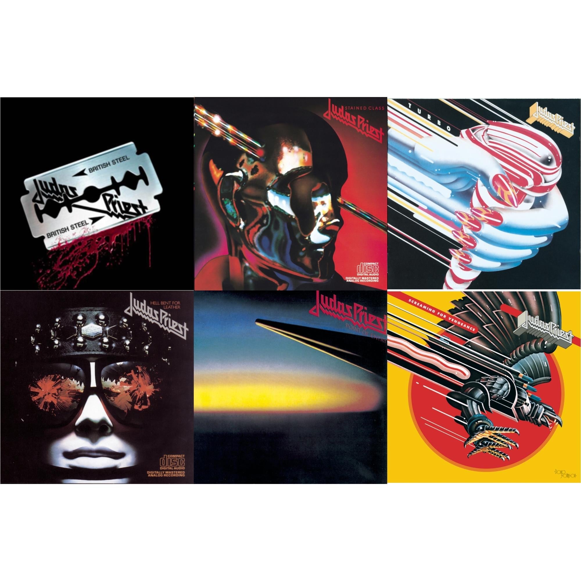 British Steel (30Th Anniversary Legacy Edition) & Stained Class & Turbo & Hell Bent For Leather & Point Of Entry & Screaming For Vengeance