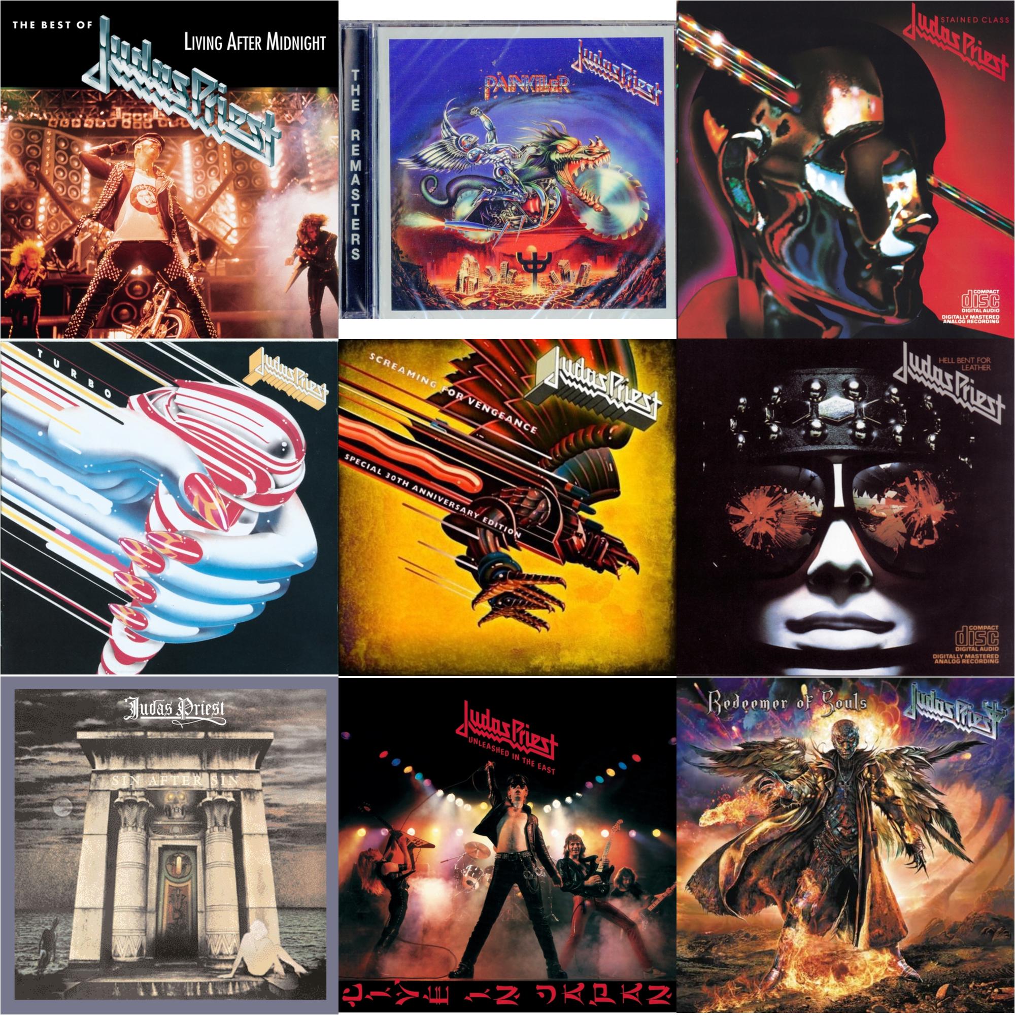 Best Of Judas Priest: Living After Midnight & Painkiller & Stained Class & Turbo & Screaming For Vengeance (30Th Anniversary Edition) & Hell Bent For Leather & Sin After Sin & Unleashed In The East & Redeemer Of Souls