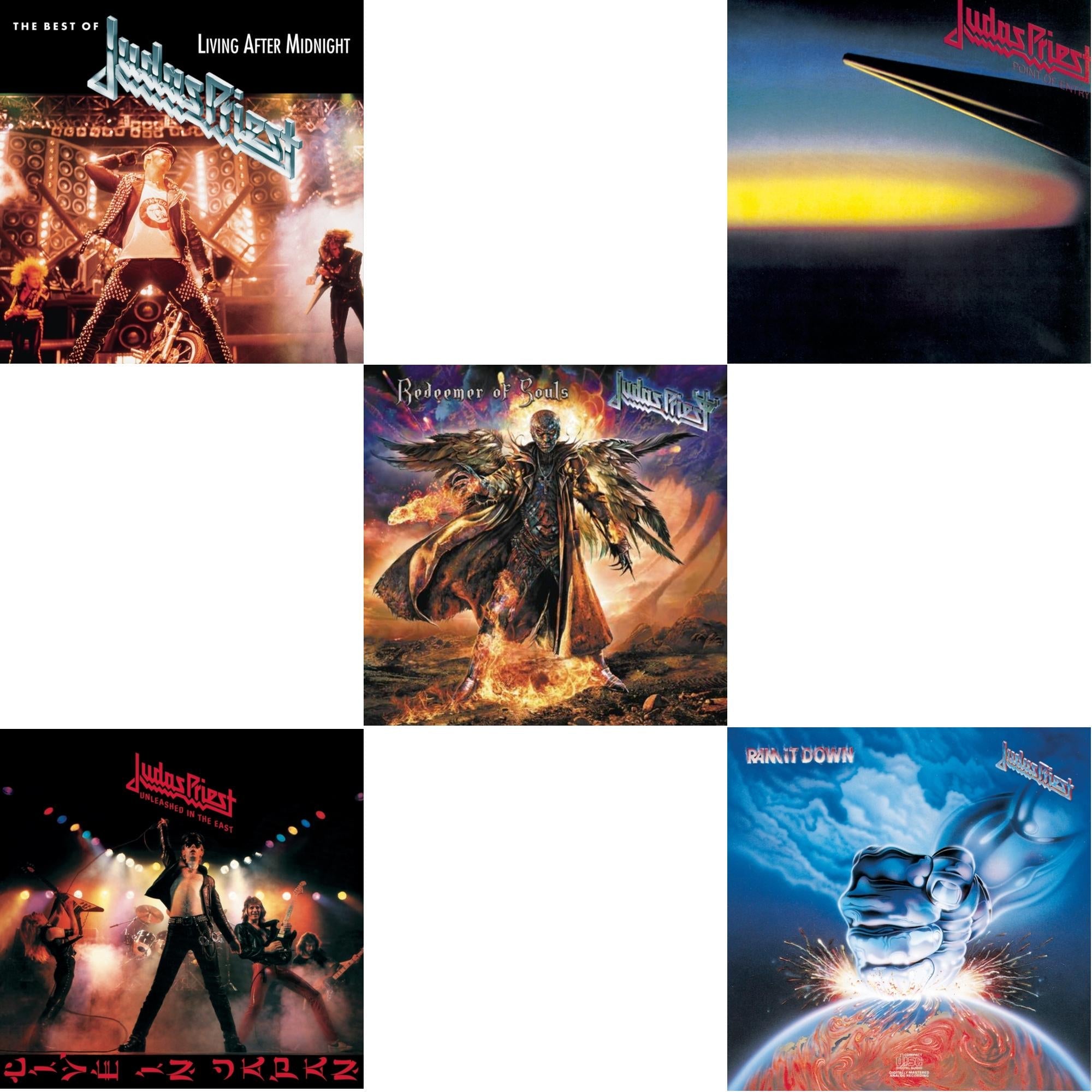 Best Of Judas Priest: Living After Midnight & Ram It Down & Point Of Entry & Unleashed In The East & Redeemer Of Souls