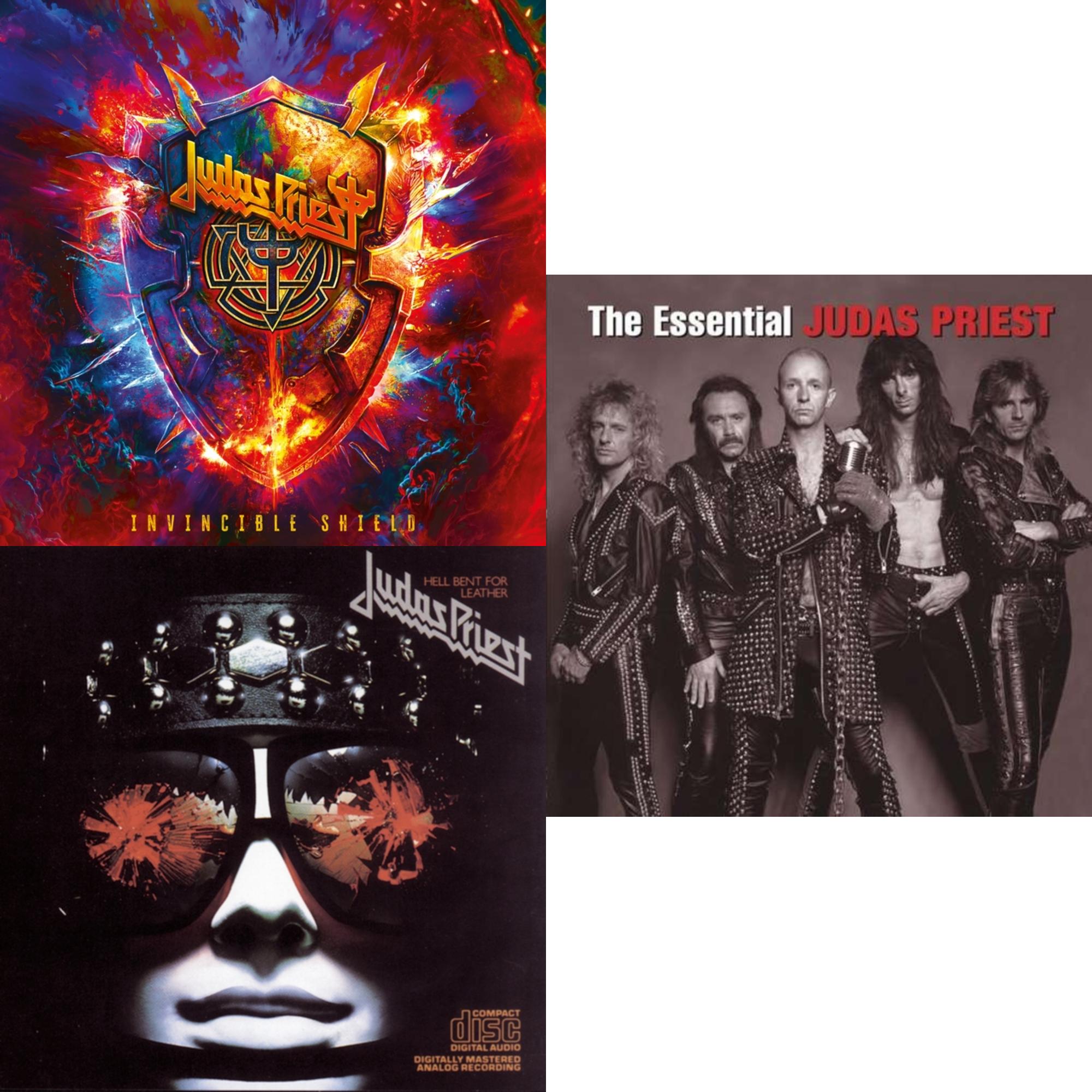 Invincible Shield & Hell Bent For Leather & Essential Judas Priest