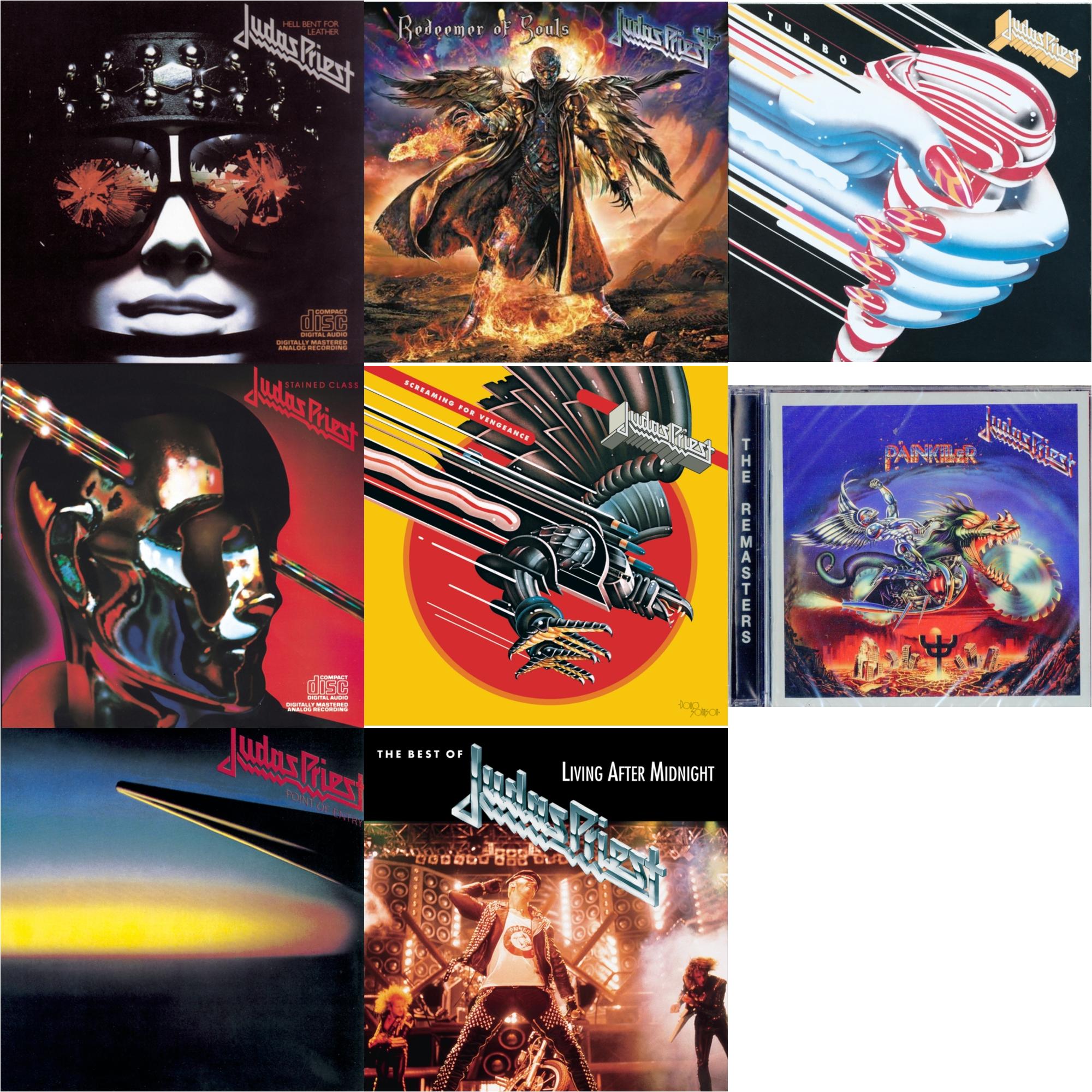 Best Of Judas Priest: Living After Midnight & Painkiller & Stained Class & Turbo & Hell Bent For Leather & Point Of Entry & Screaming For Vengeance & Redeemer Of Souls
