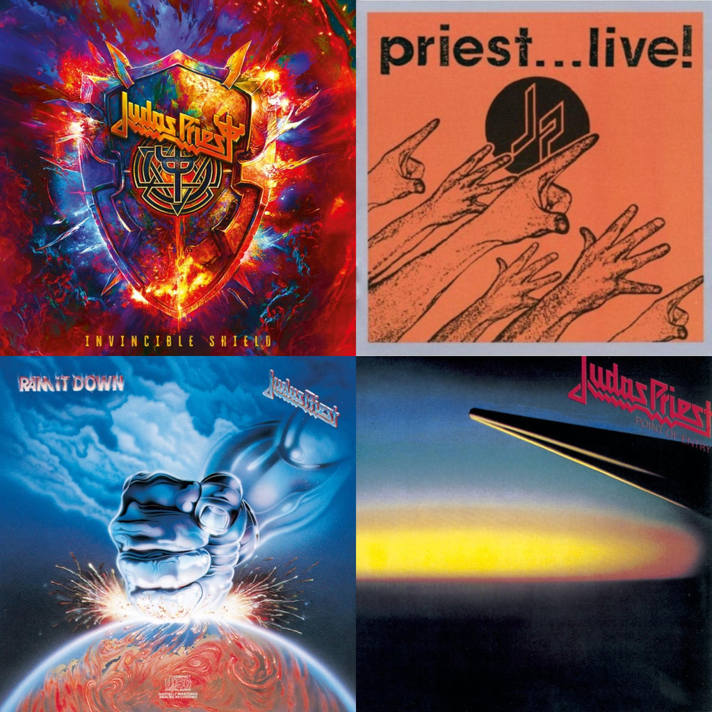 Invincible Shield & Priest...Live! & Ram It Down & Point Of Entry