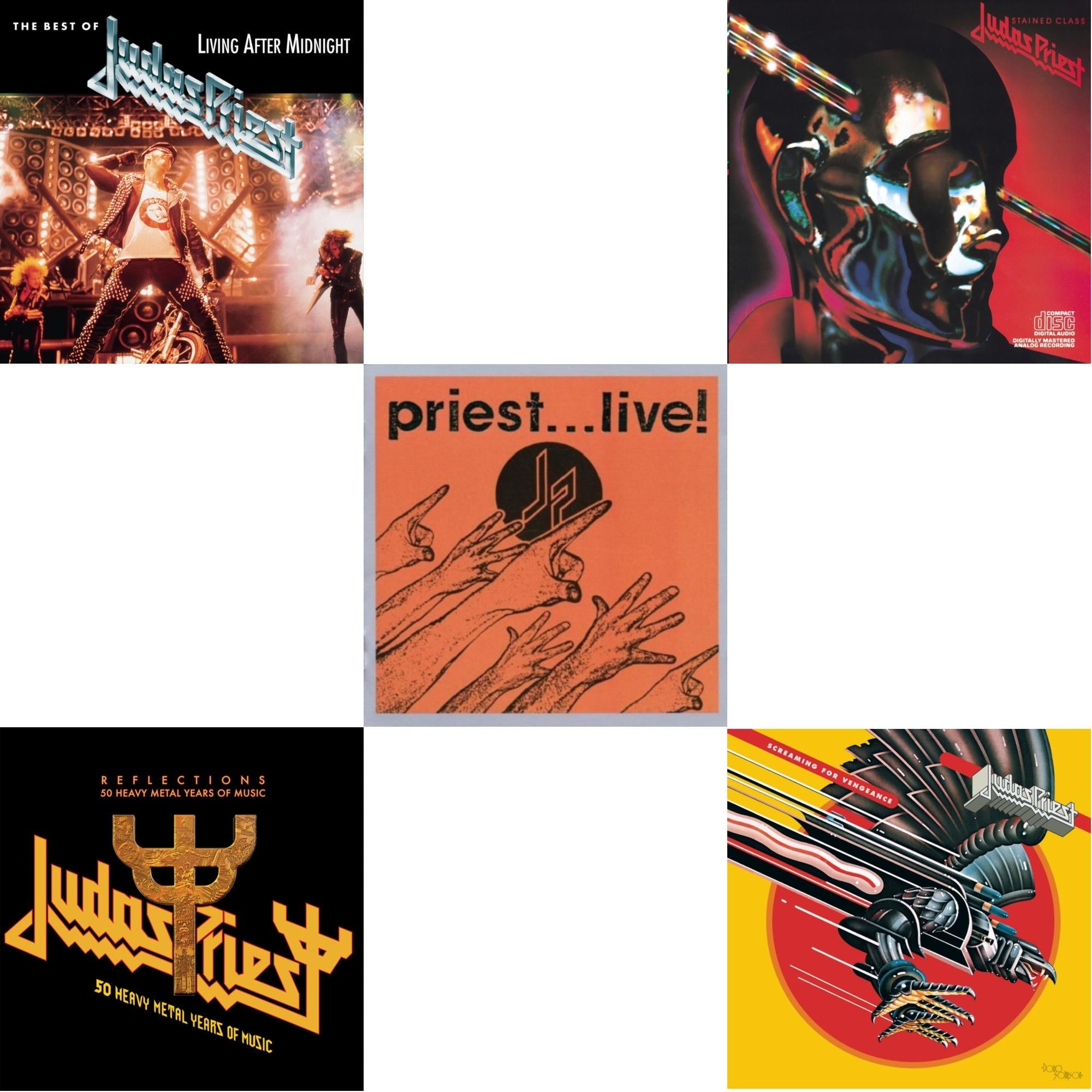 Best Of Judas Priest: Living After Midnight & Reflections - 50 Heavy Metal Years Of Music & Priest...Live! & Stained Class & Screaming For Vengeance