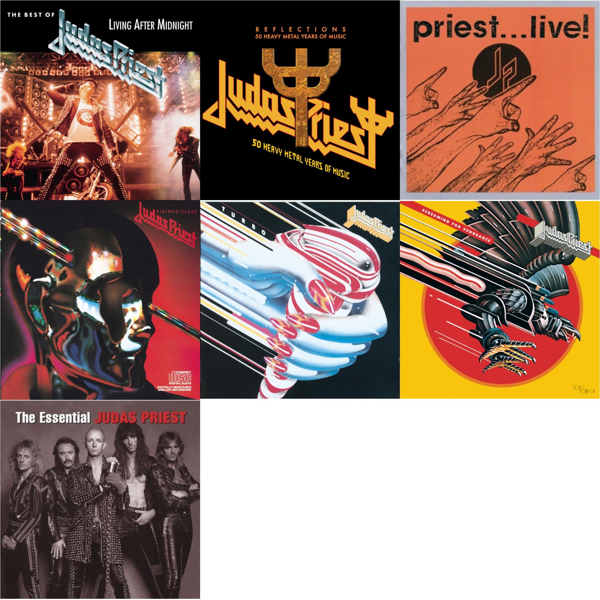 Best Of Judas Priest: Living After Midnight & Reflections - 50 Heavy Metal Years Of Music & Priest...Live! & Stained Class & Turbo & Screaming For Vengeance & Essential Judas Priest