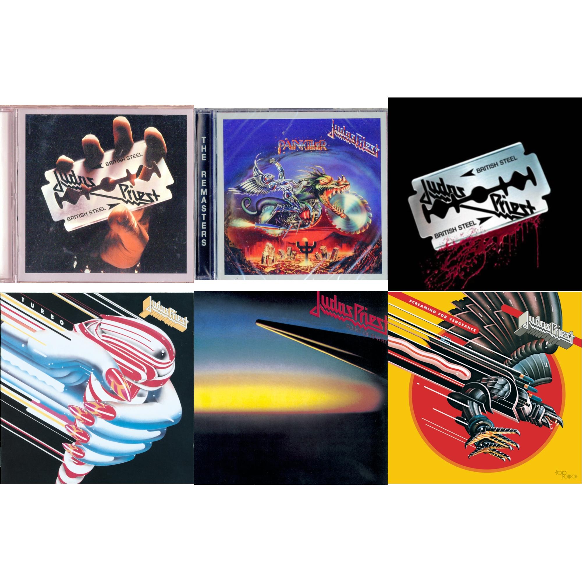 British Steel & Painkiller & British Steel (30Th Anniversary Legacy Edition) & Turbo & Point Of Entry & Screaming For Vengeance