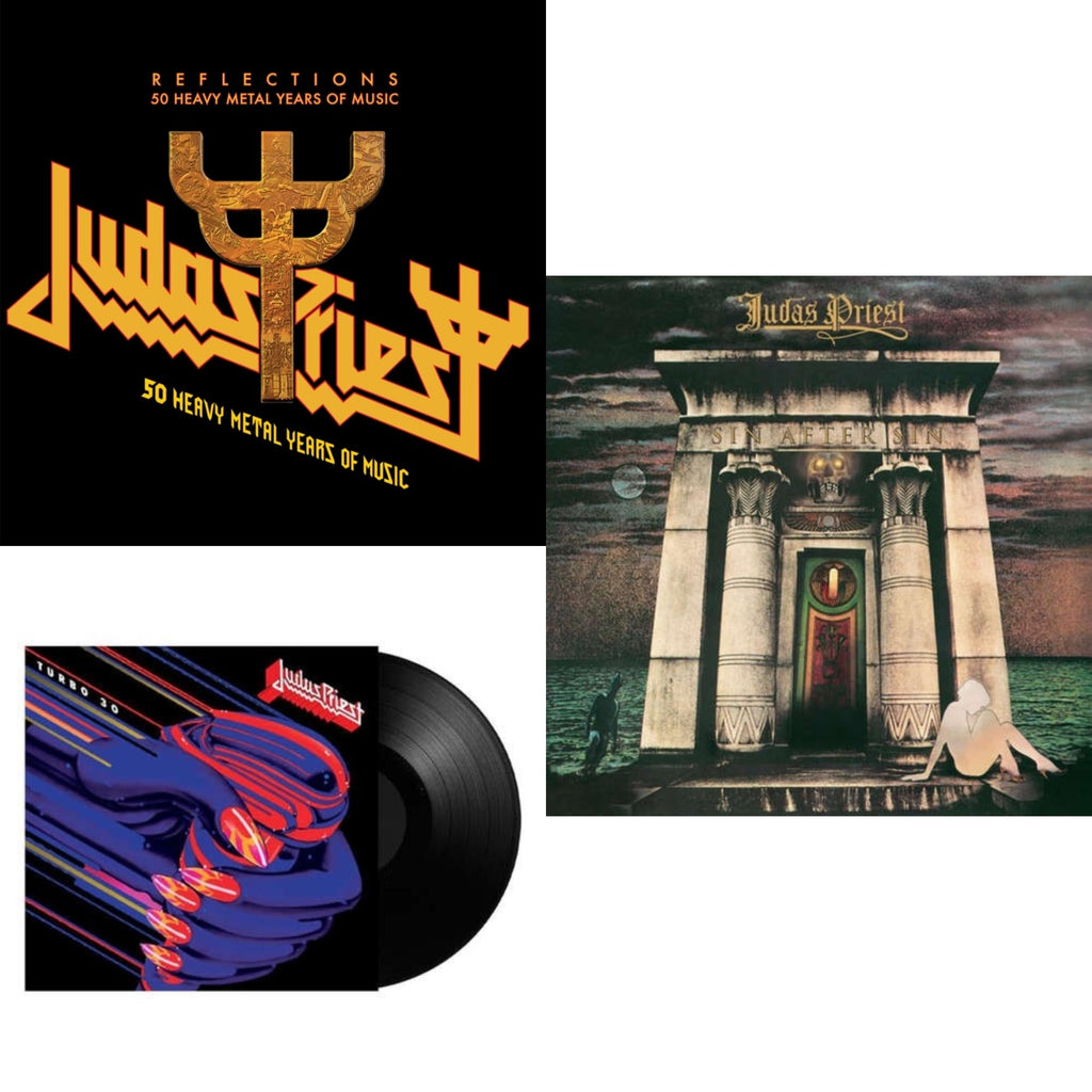 Reflections - 50 Heavy Metal Years Of Music (2LP/180G/Red Vinyl) & Turbo 30 (150G) & Sin After Sin (180G/Dl Card)