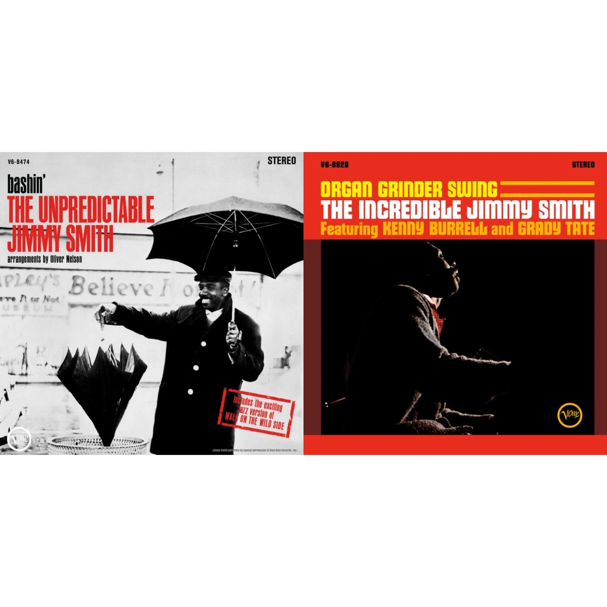 Bashin - The Unpredictable Jimmy Smith (Verve Acoustic Sounds Series) (180G) & Organ Grinder Swing (Verve Acoustic Sounds Series) (180G)