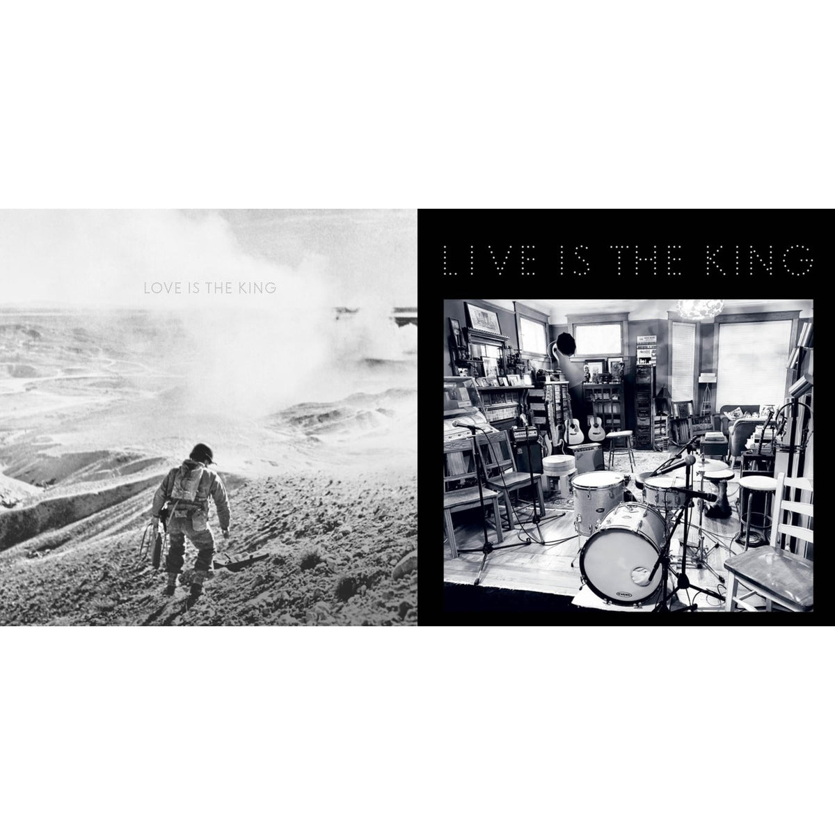 Love Is The King - Limited Clear LP Vinyl & Love Is The King / Live Is The King