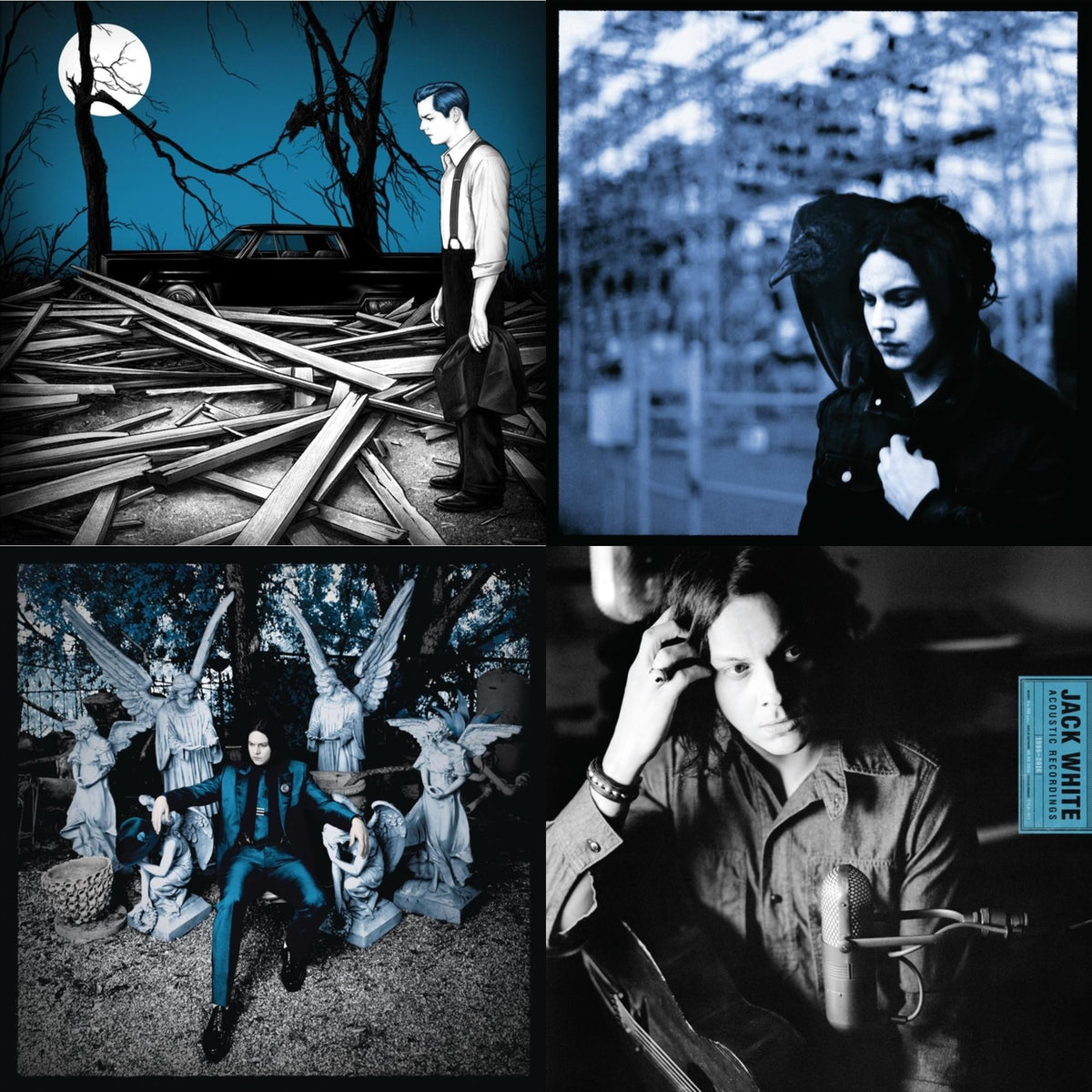 Jack White - Fear Of The Dawn (Astronomical Blue LP Vinyl) (I) & Blunderbuss (180G) & Lazaretto (180G) & Acoustic Recordings 1998-2016 (180G/Gatefold)